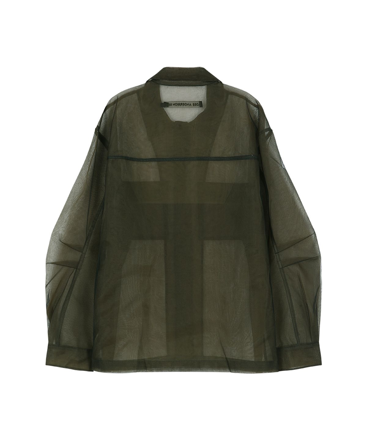 앤더슨벨(ADSB ANDERSSON BELL) KARIM SHEER OVER SHIRT atb1523m(BROWN)