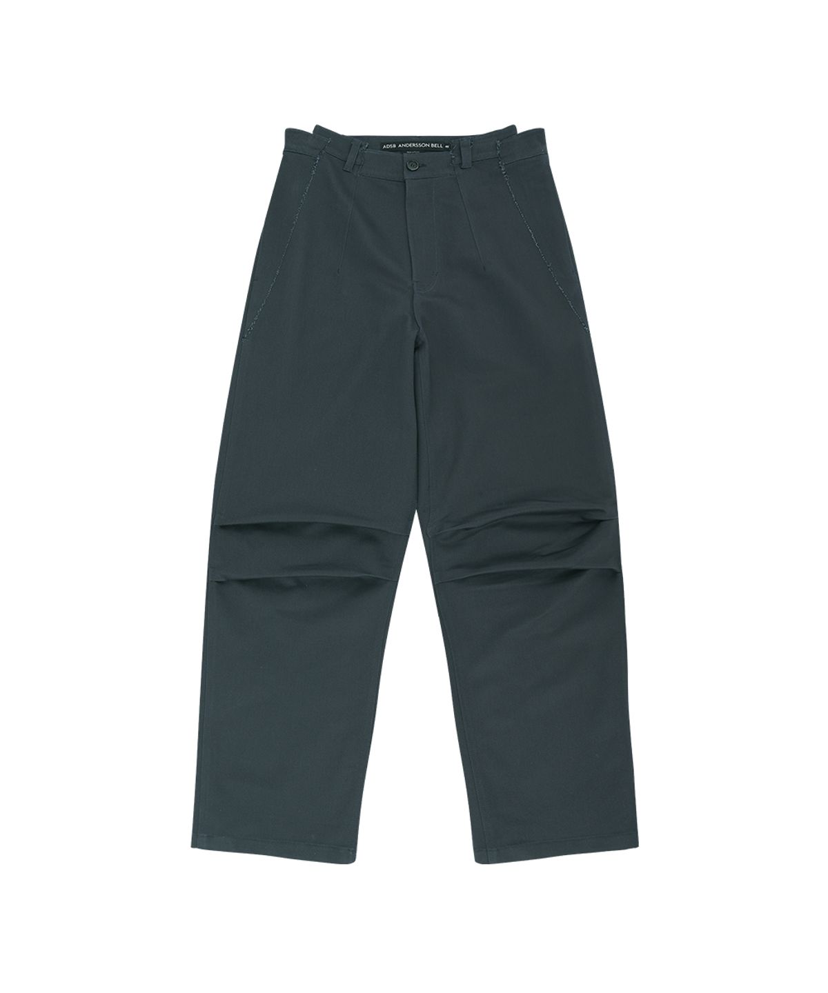 앤더슨벨(ADSB ANDERSSON BELL) CUT-OUT WRAP WIDE-LEG TROUSERS apa868m(CHARCOAL/NAVY)