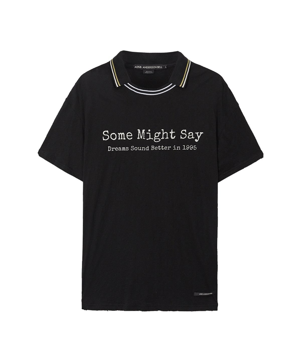 앤더슨벨(ADSB ANDERSSON BELL) BRIT LAYERED COLLAR T-SHIRT atb1545m(BLACK)