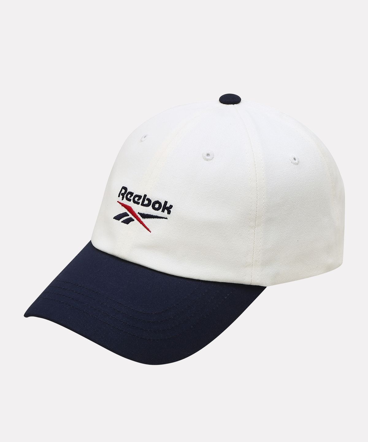 리복(REEBOK) 벡터 투톤 볼캡 - 화이트:네이비