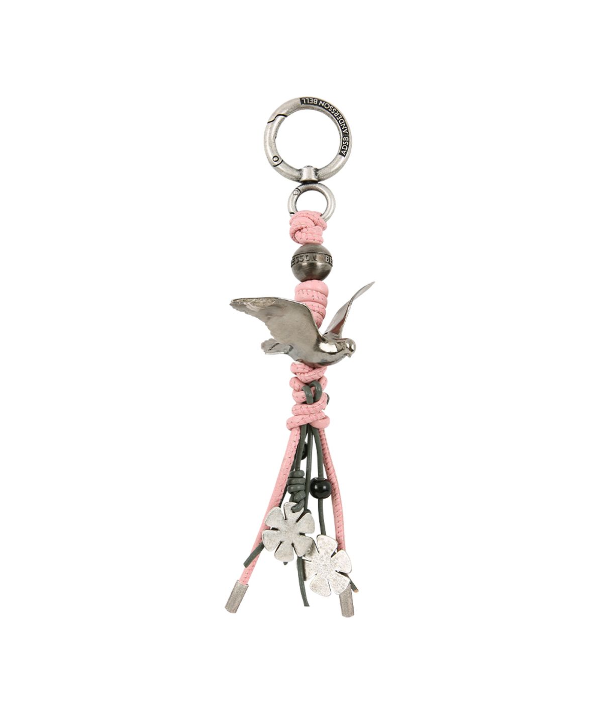 앤더슨벨(ADSB ANDERSSON BELL) LUCKY BIRD KEYCHAIN aaa538u(PINK/GREY)