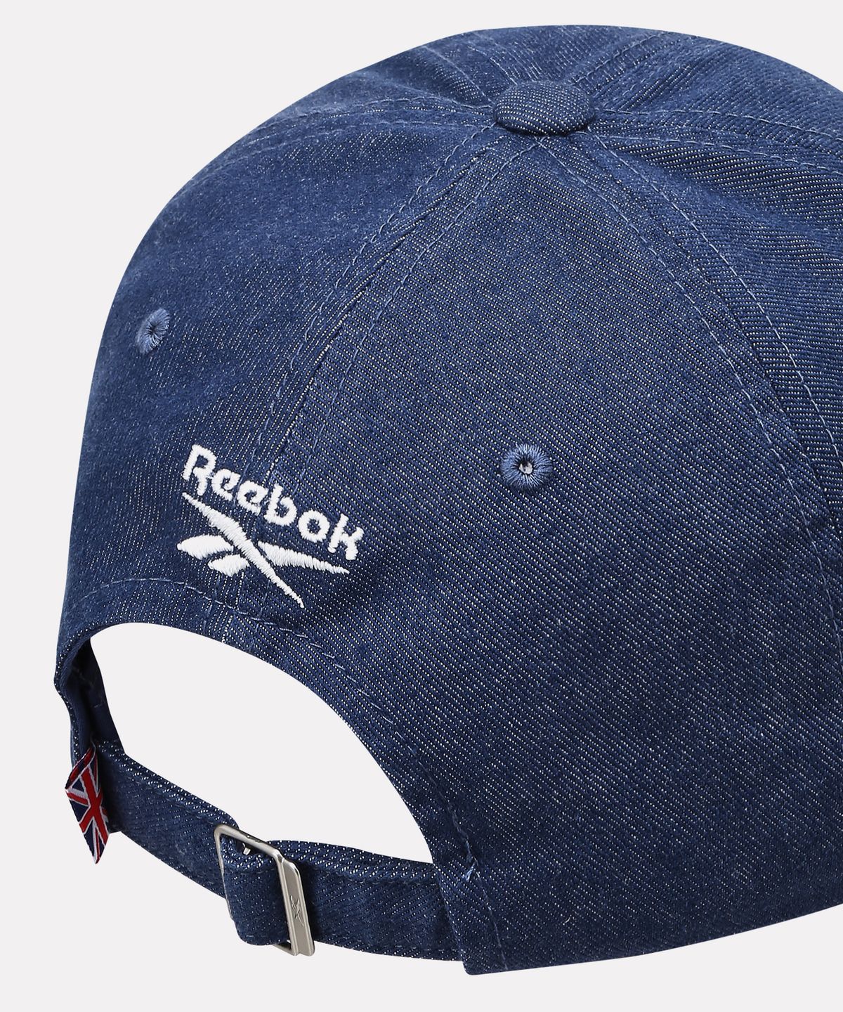 리복(REEBOK) 데님 워싱 볼캡 - 인디고