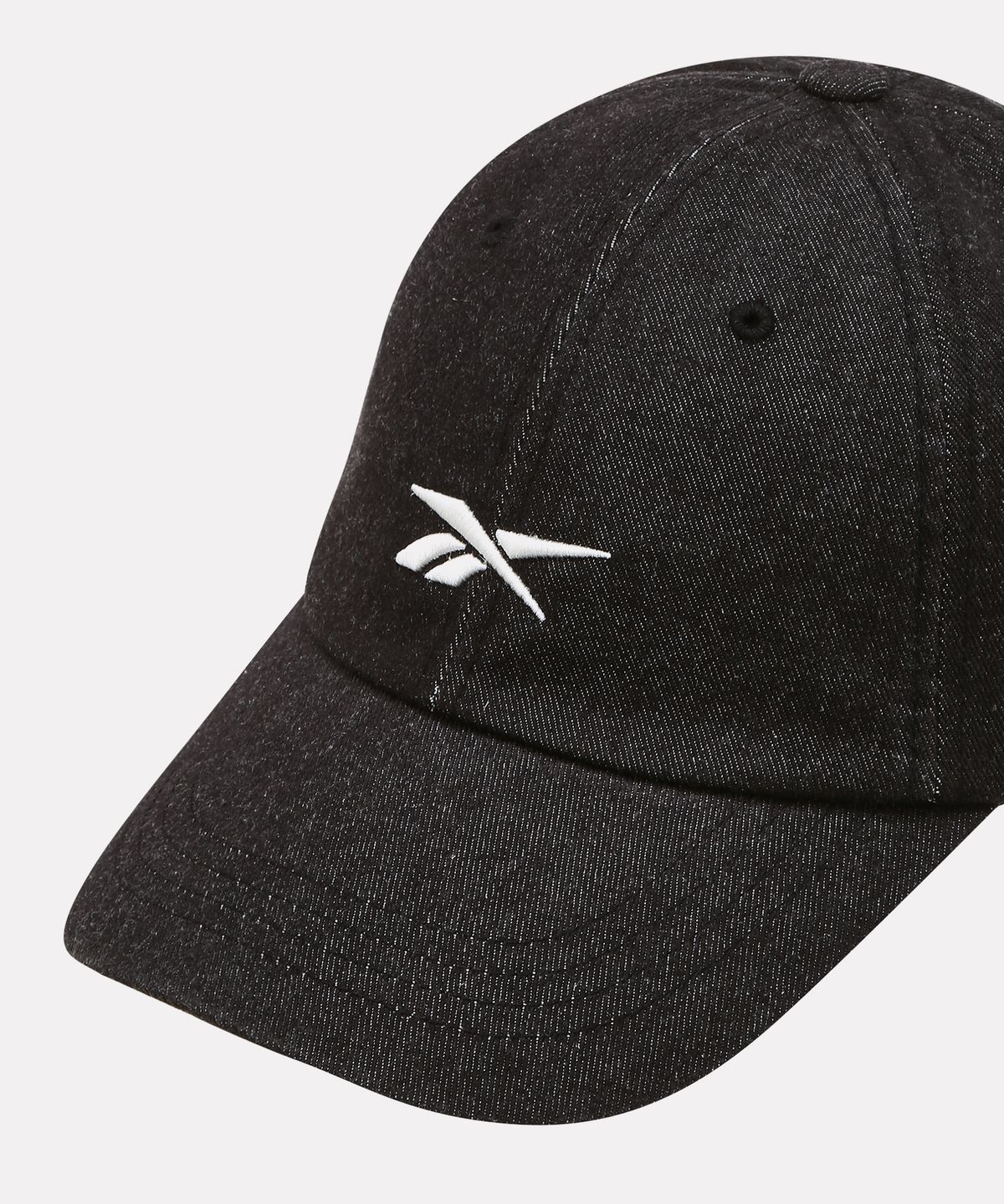 리복(REEBOK) 데님 워싱 볼캡 - 워시드 블랙