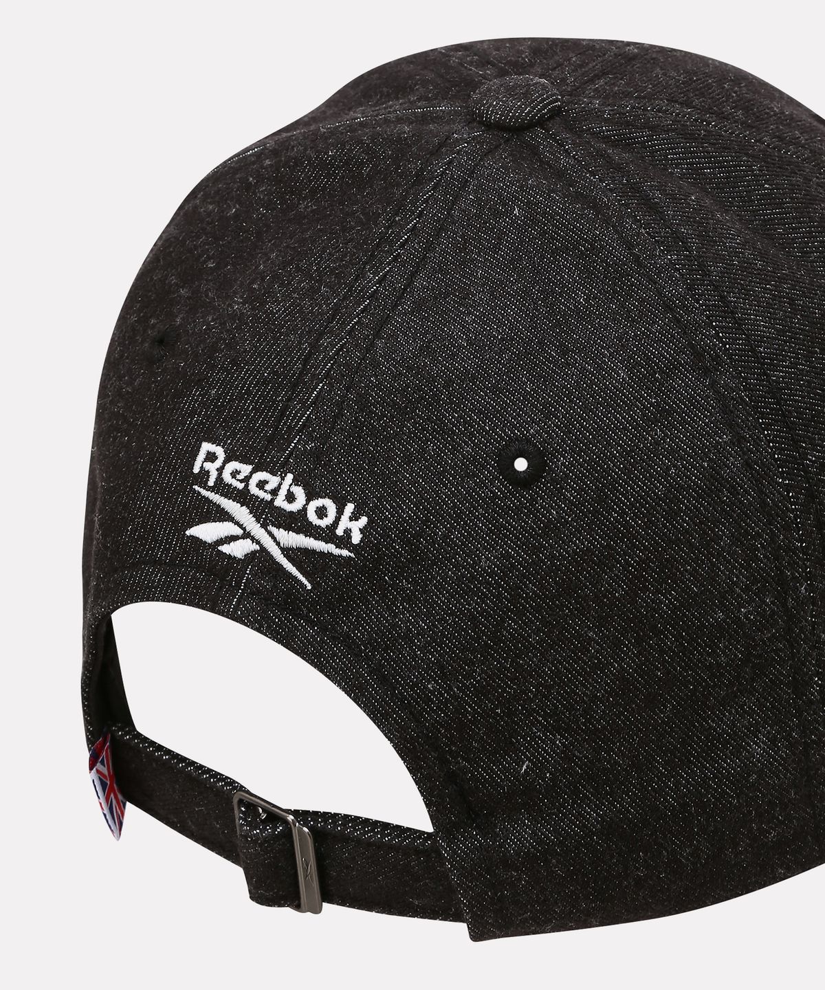 리복(REEBOK) 데님 워싱 볼캡 - 워시드 블랙