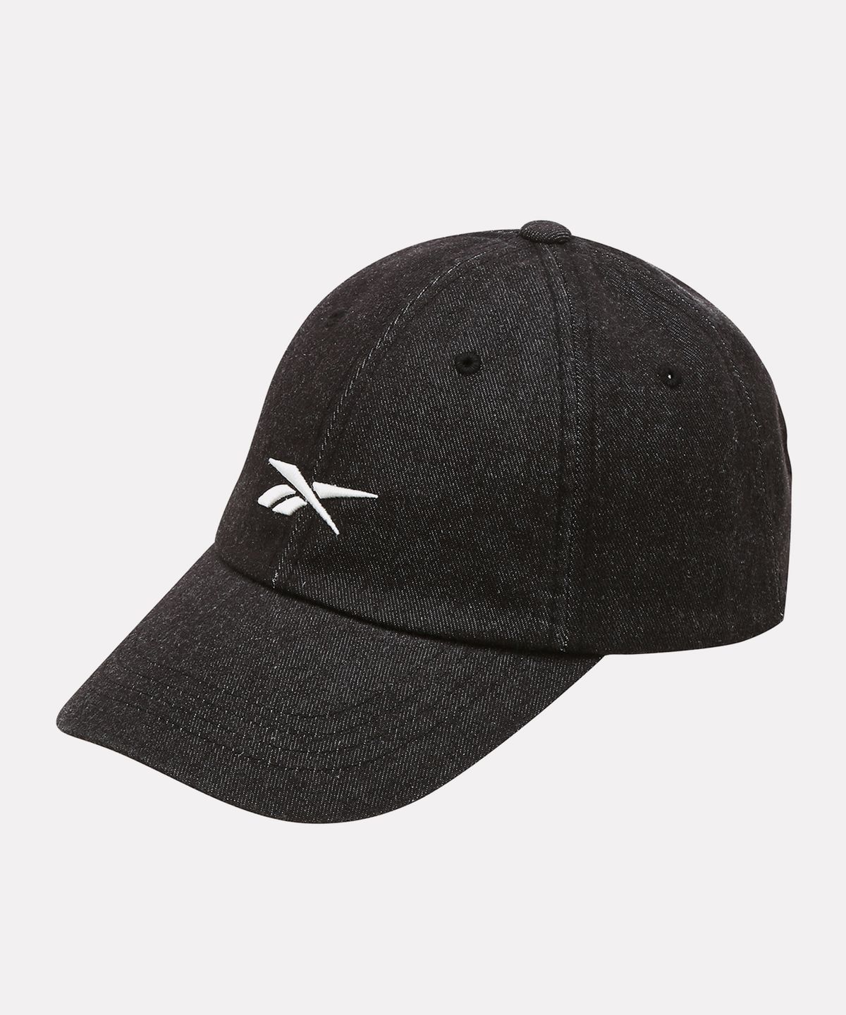 리복(REEBOK) 데님 워싱 볼캡 - 워시드 블랙