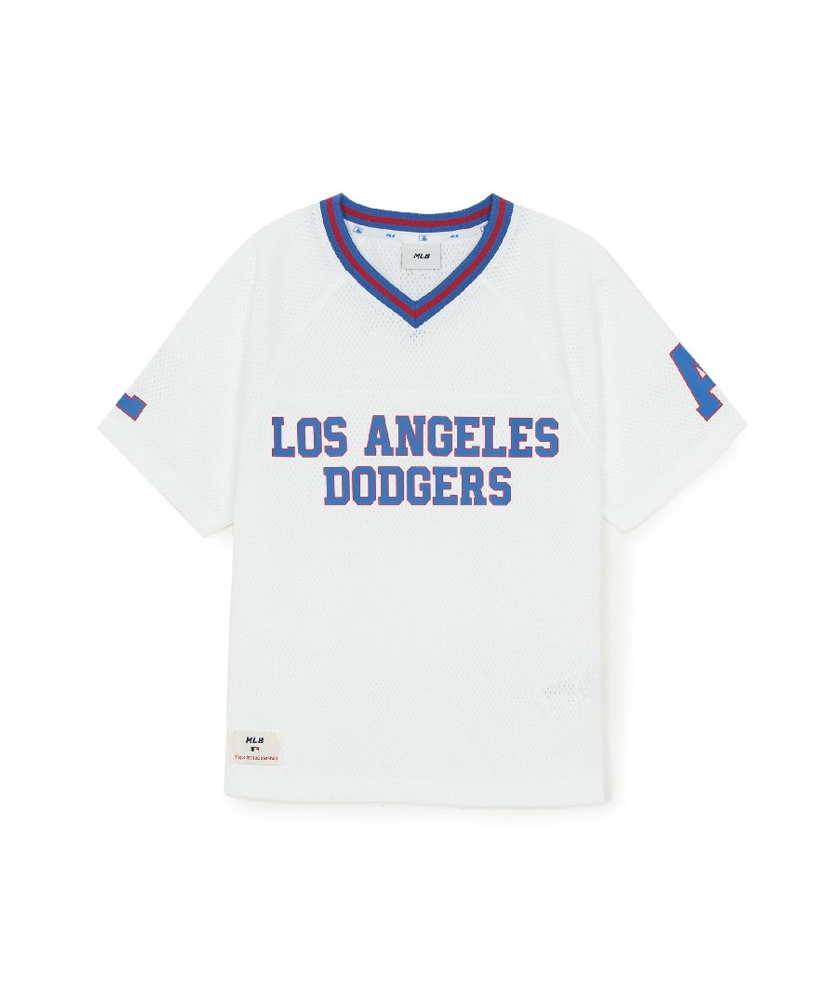 엠엘비 키즈(MLB KIDS) 스포티브 바시티 메쉬 티셔츠 LA (White)