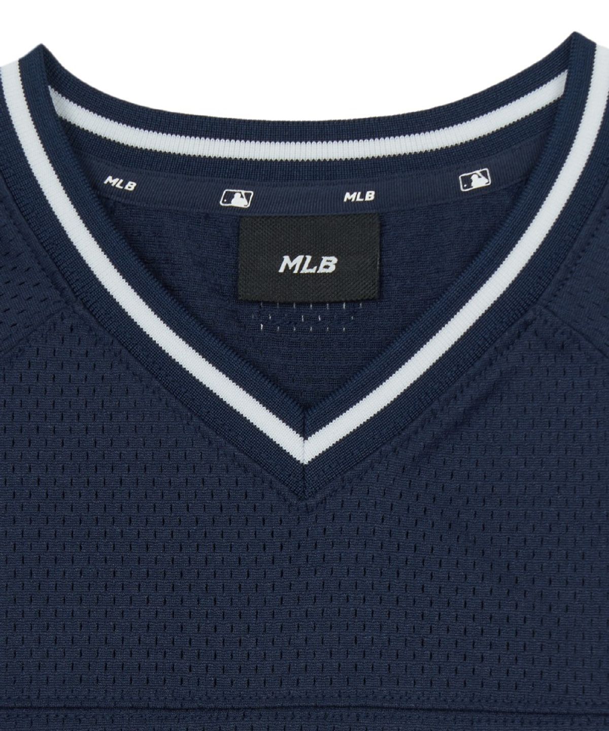 엠엘비 키즈(MLB KIDS) 스포티브 바시티 메쉬 티셔츠 NY (Navy)