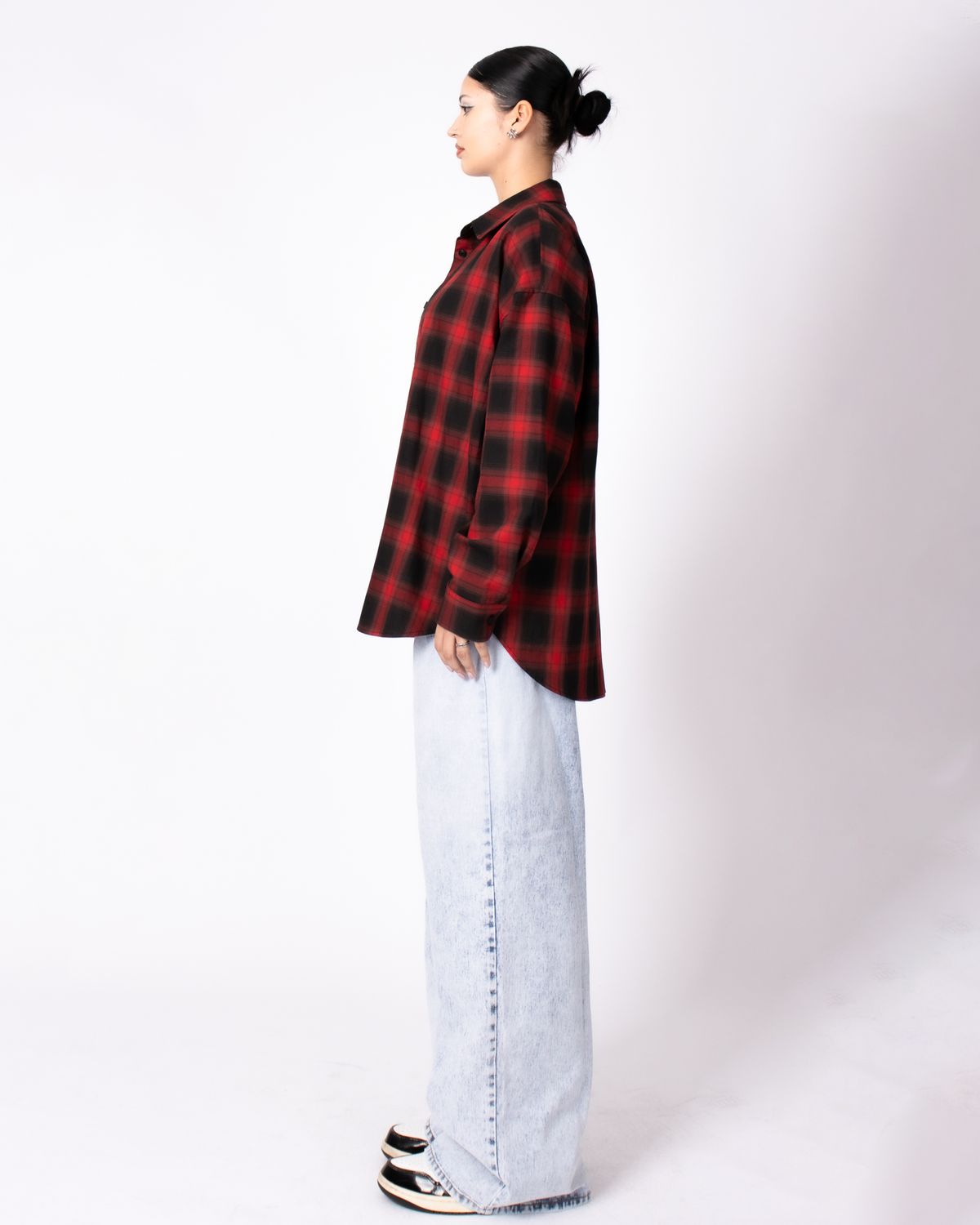 쿨시스(COOLSIS) CS CHECK BOY SHIRTS-012 (RED)