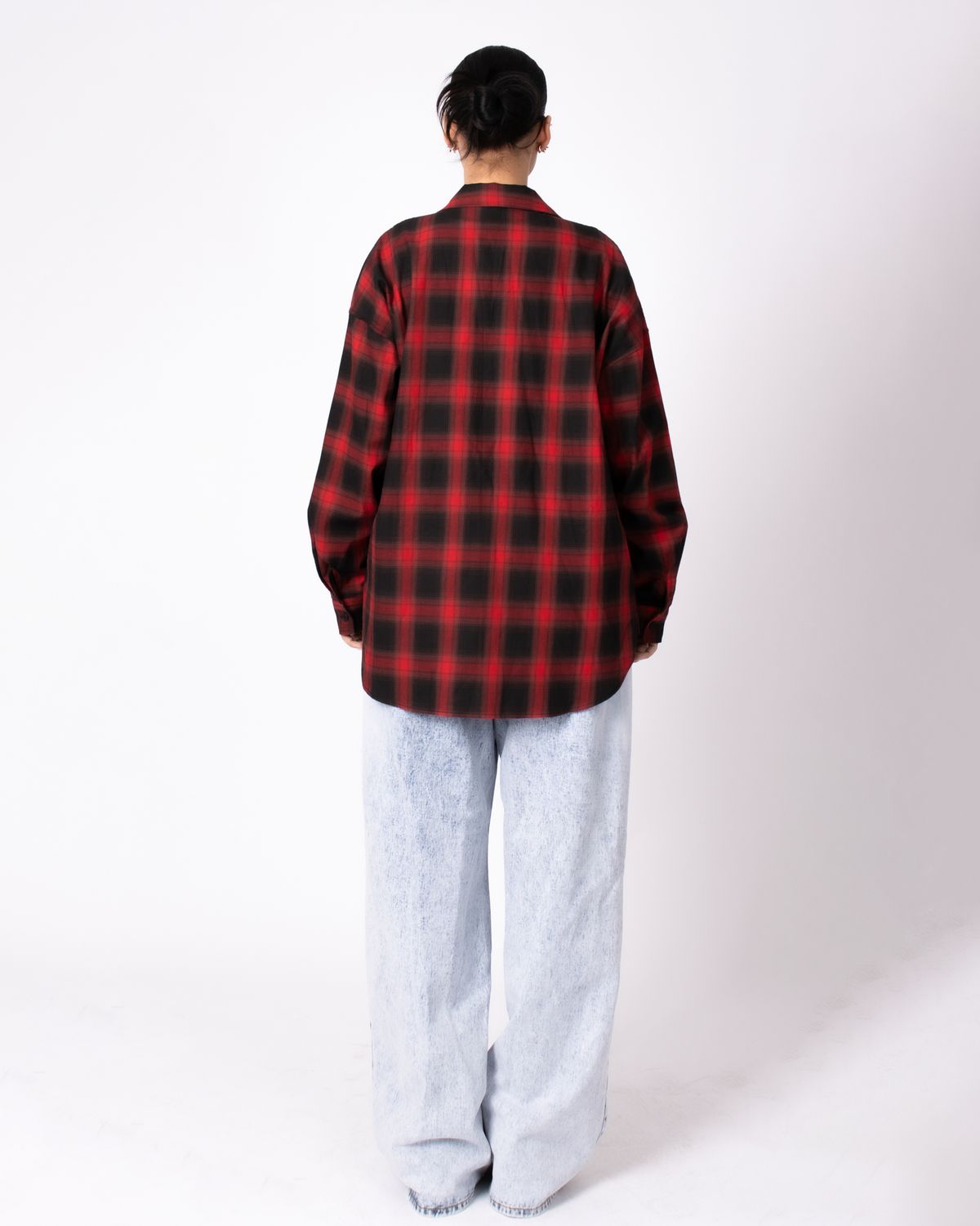 쿨시스(COOLSIS) CS CHECK BOY SHIRTS-012 (RED)