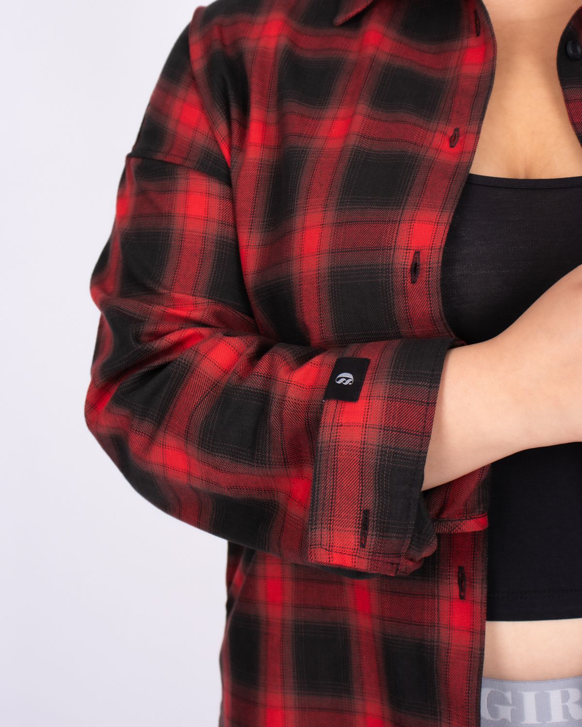 쿨시스(COOLSIS) CS CHECK BOY SHIRTS-012 (RED)