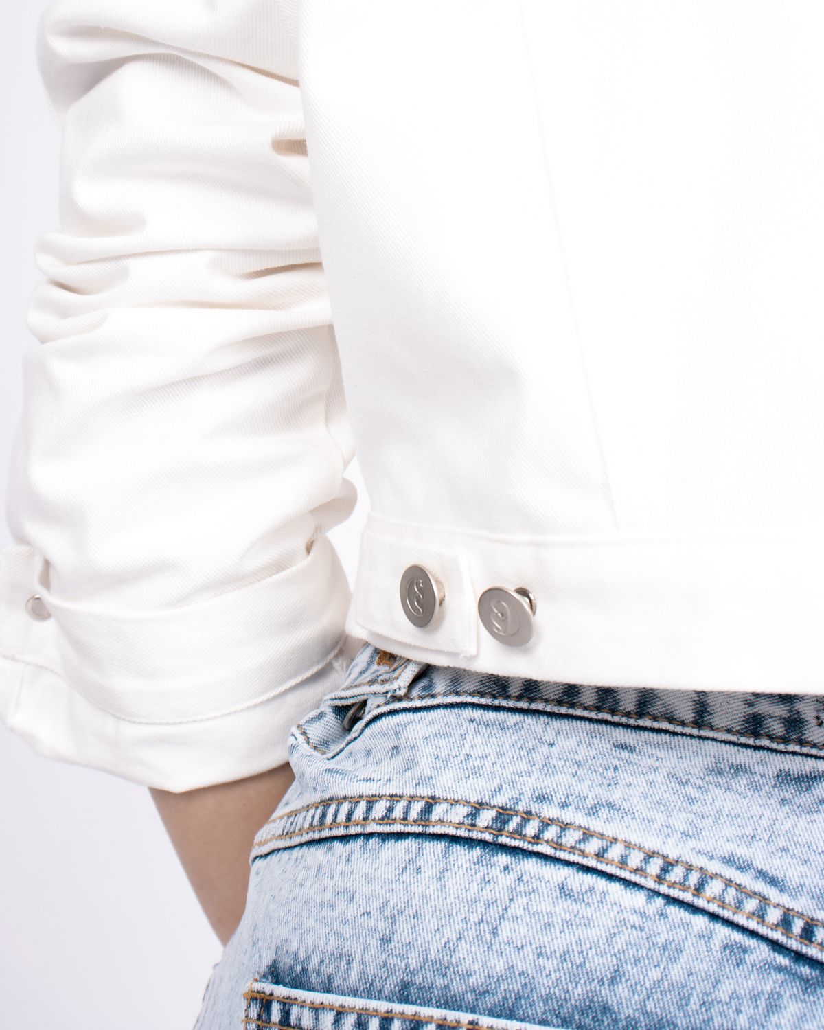 쿨시스(COOLSIS) CS COTTON CROP JACKET-006 (WHITE)