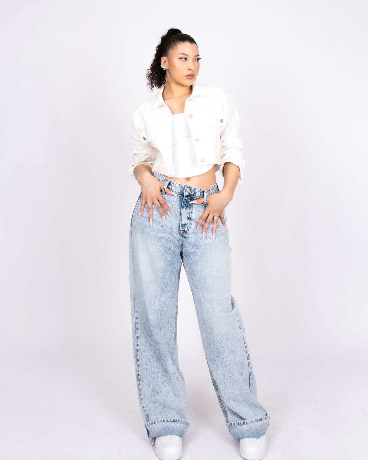 쿨시스(COOLSIS) CS COTTON CROP JACKET-006 (WHITE)