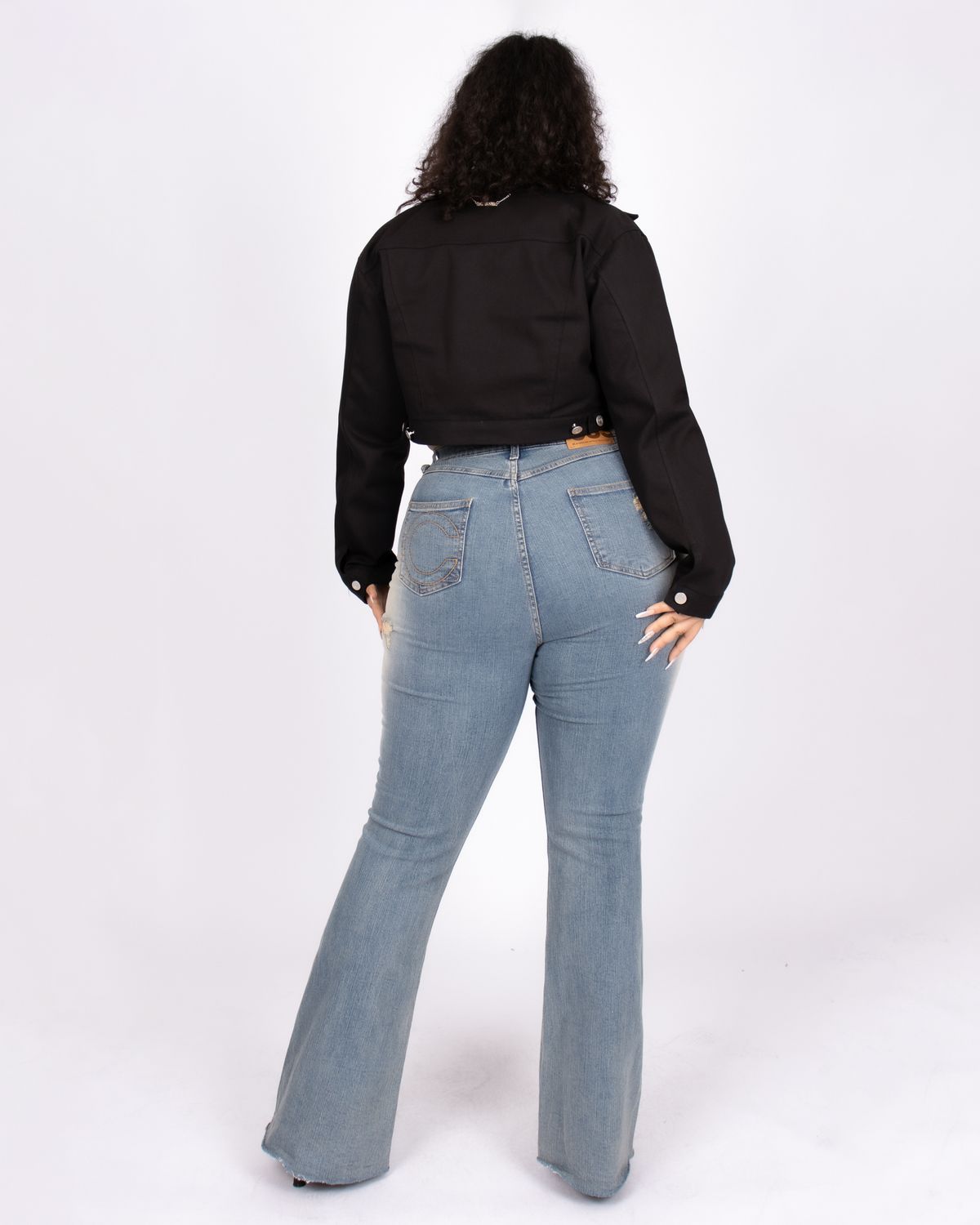 쿨시스(COOLSIS) CS COTTON CROP JACKET-006 (BLACK)