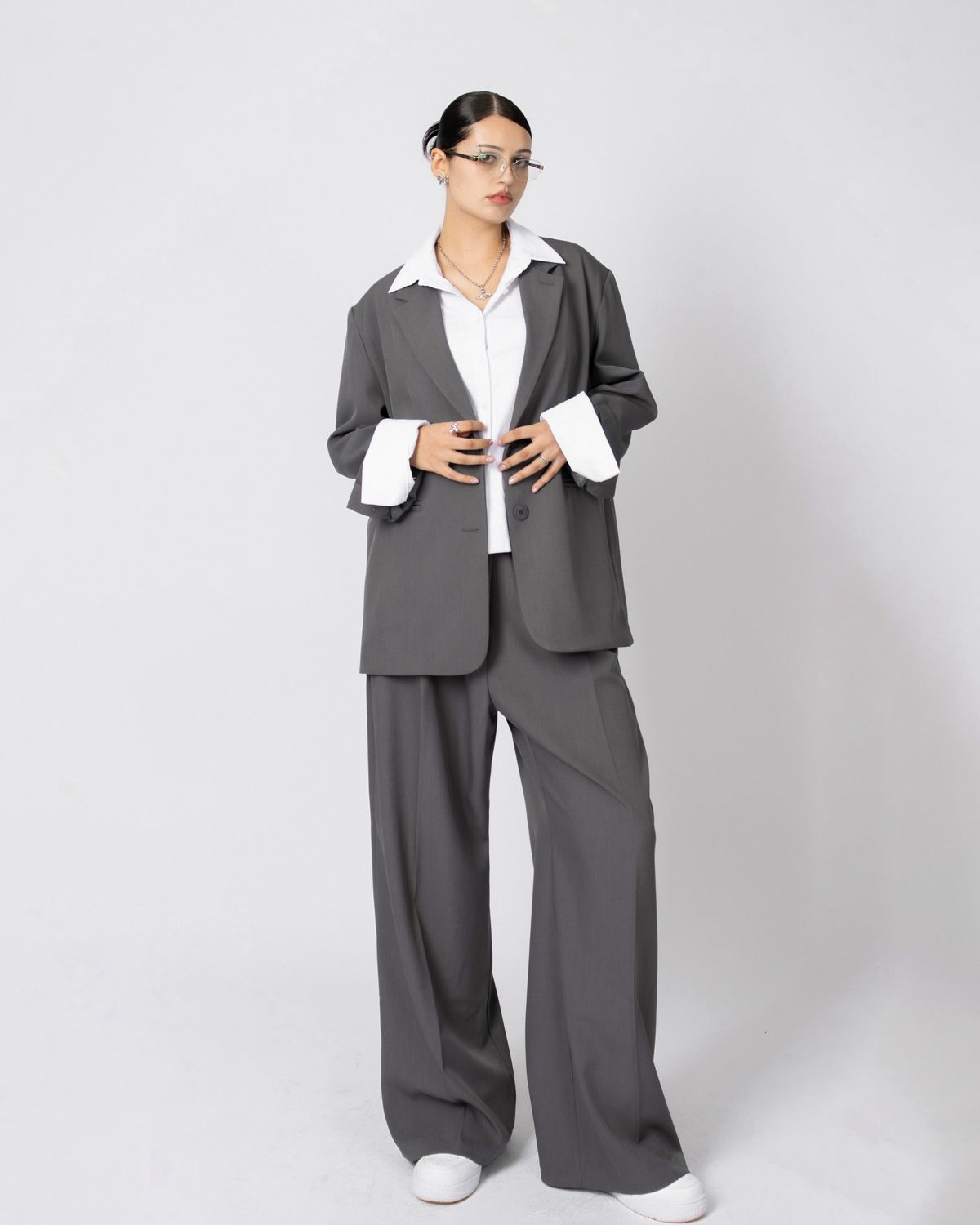 쿨시스(COOLSIS) CSS WIDE SLACKS-028 (GREY)