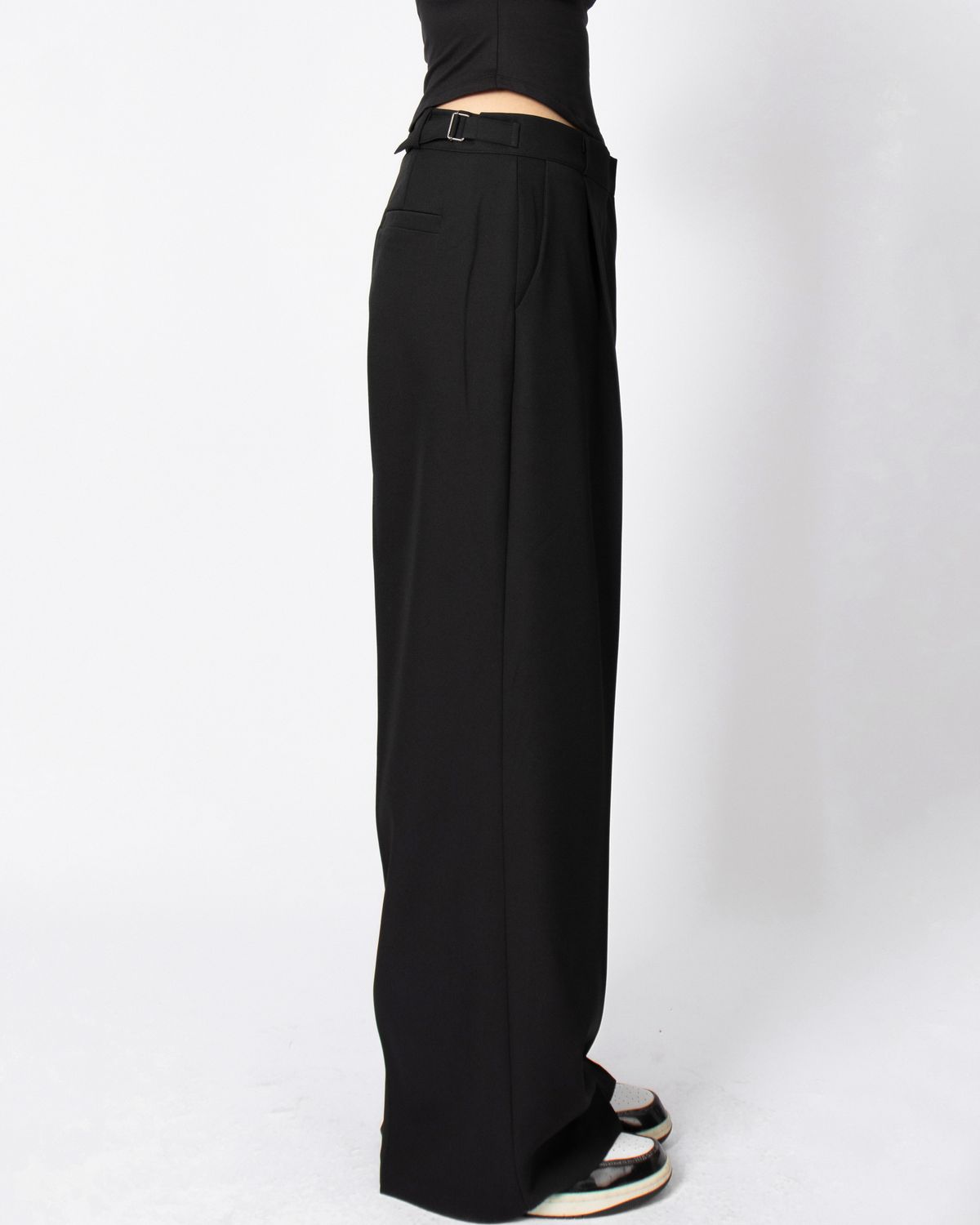 쿨시스(COOLSIS) CSS WIDE SLACKS-028 (BLACK)