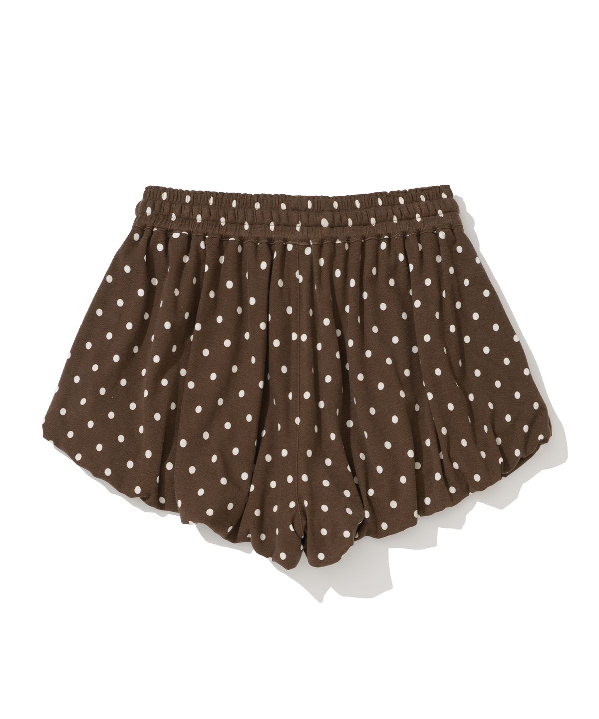 낫포너드(NOT4NERD) W Polka Dot Balloon Shorts - Brown
