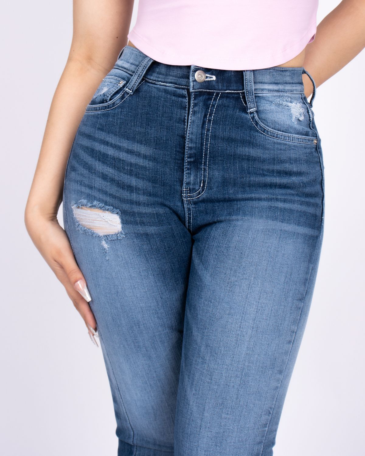 쿨시스(COOLSIS) CS WHITE C BOOTCUT JEANS-020