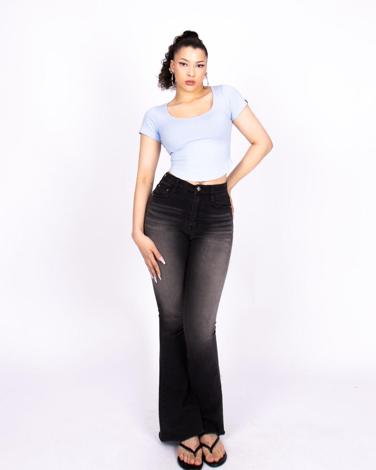 쿨시스(COOLSIS) CS C-BASIC CROP TOP-013 (BLUE)