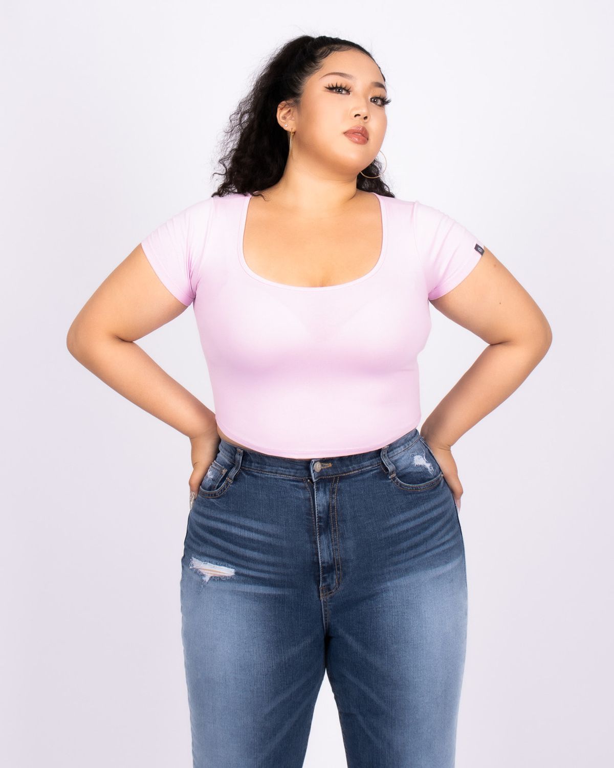 쿨시스(COOLSIS) CS C-BASIC CROP TOP-013 (PINK)