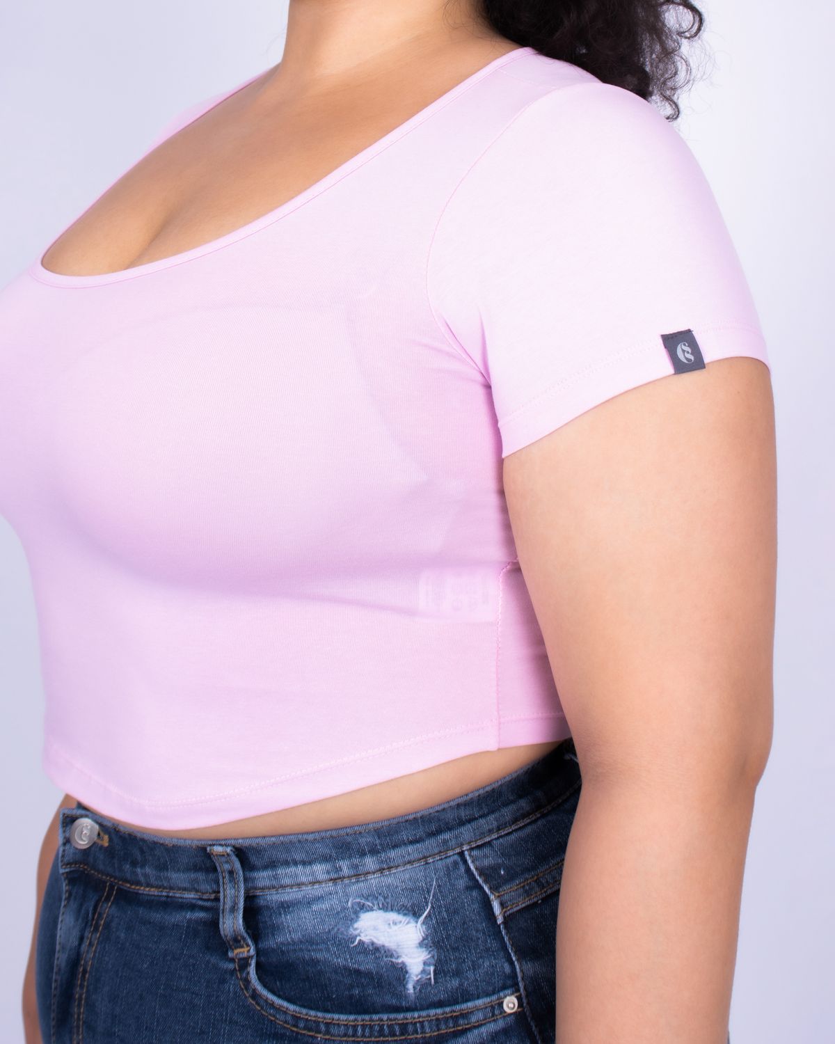 쿨시스(COOLSIS) CS C-BASIC CROP TOP-013 (PINK)