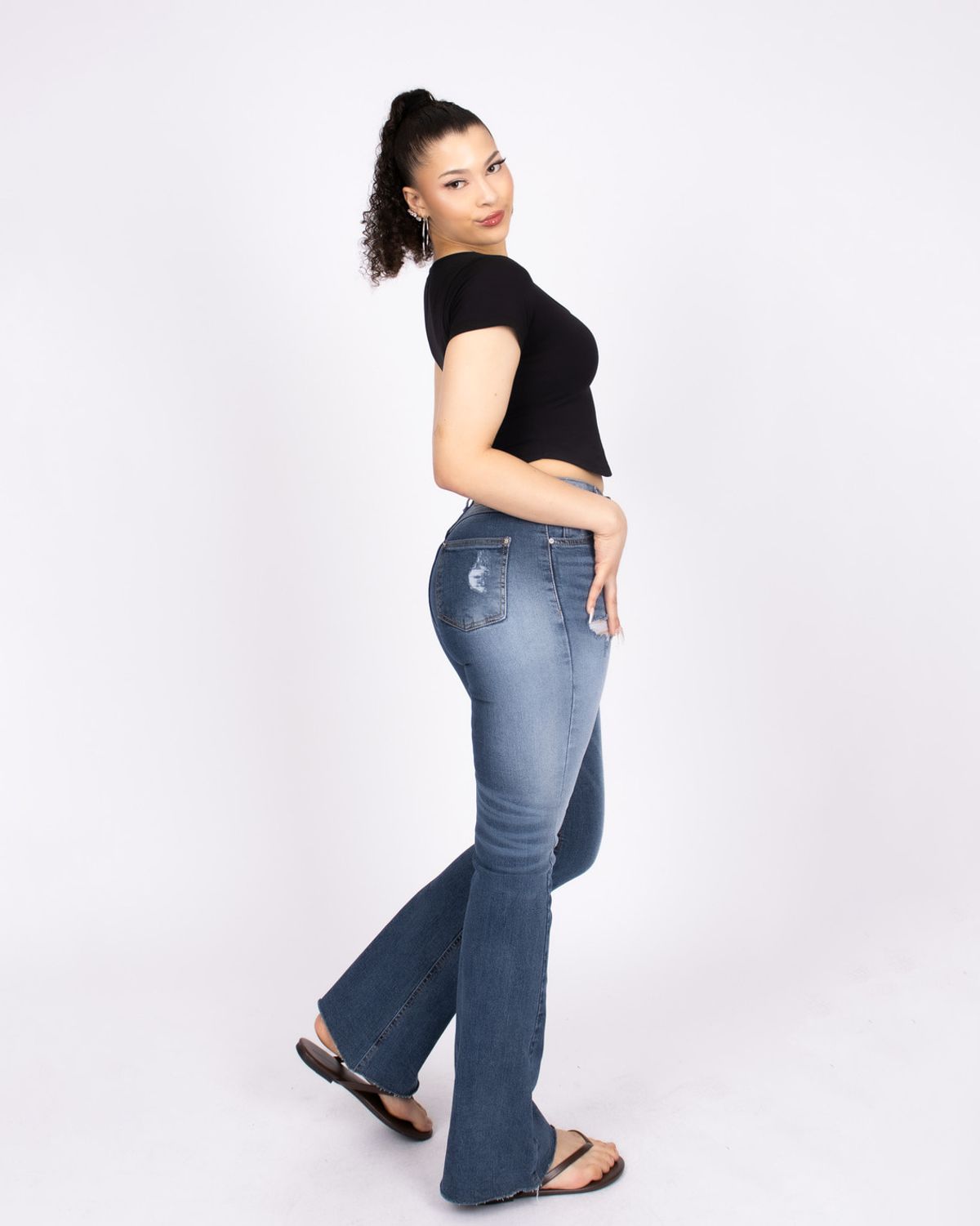 쿨시스(COOLSIS) CS RETRO BOOTCUT JEANS-019