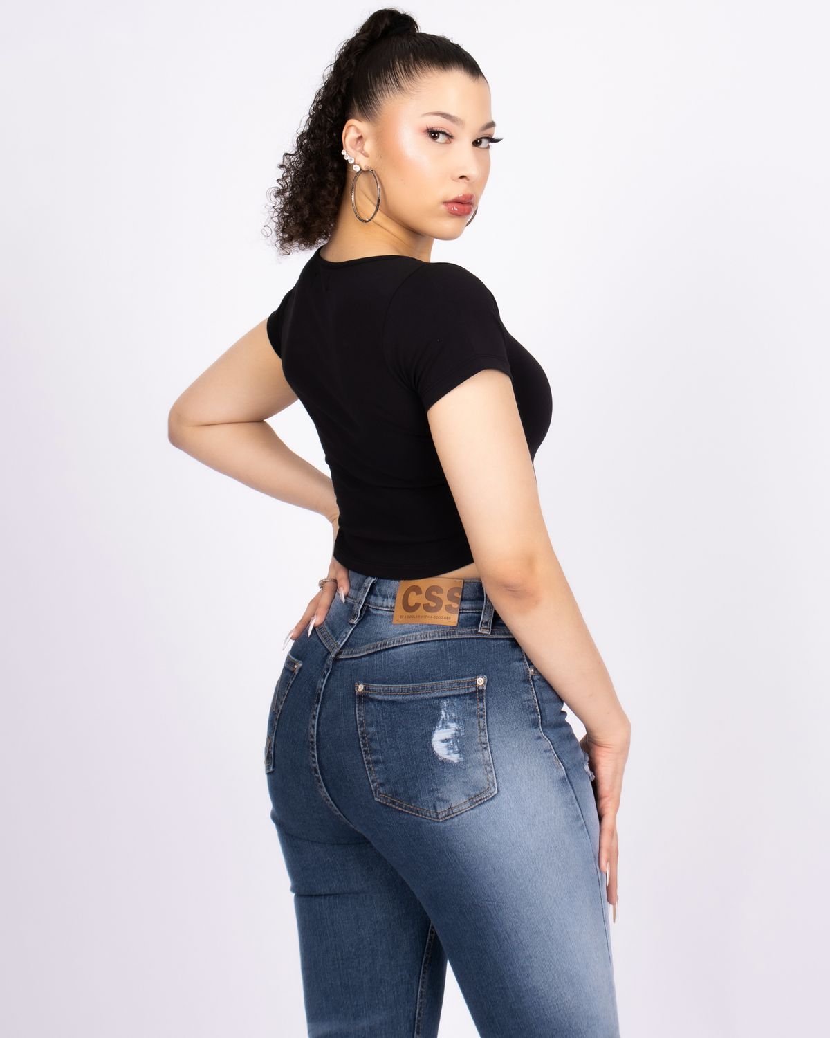 쿨시스(COOLSIS) CS RETRO BOOTCUT JEANS-019