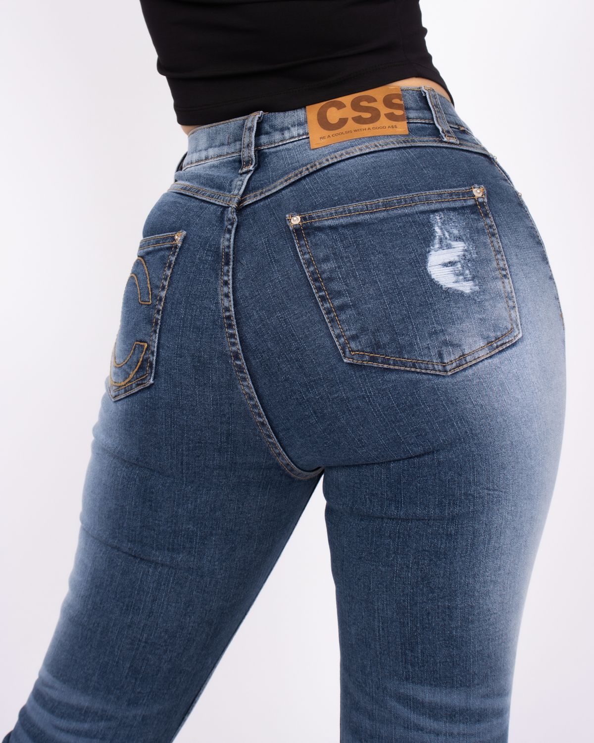 쿨시스(COOLSIS) CS RETRO BOOTCUT JEANS-019