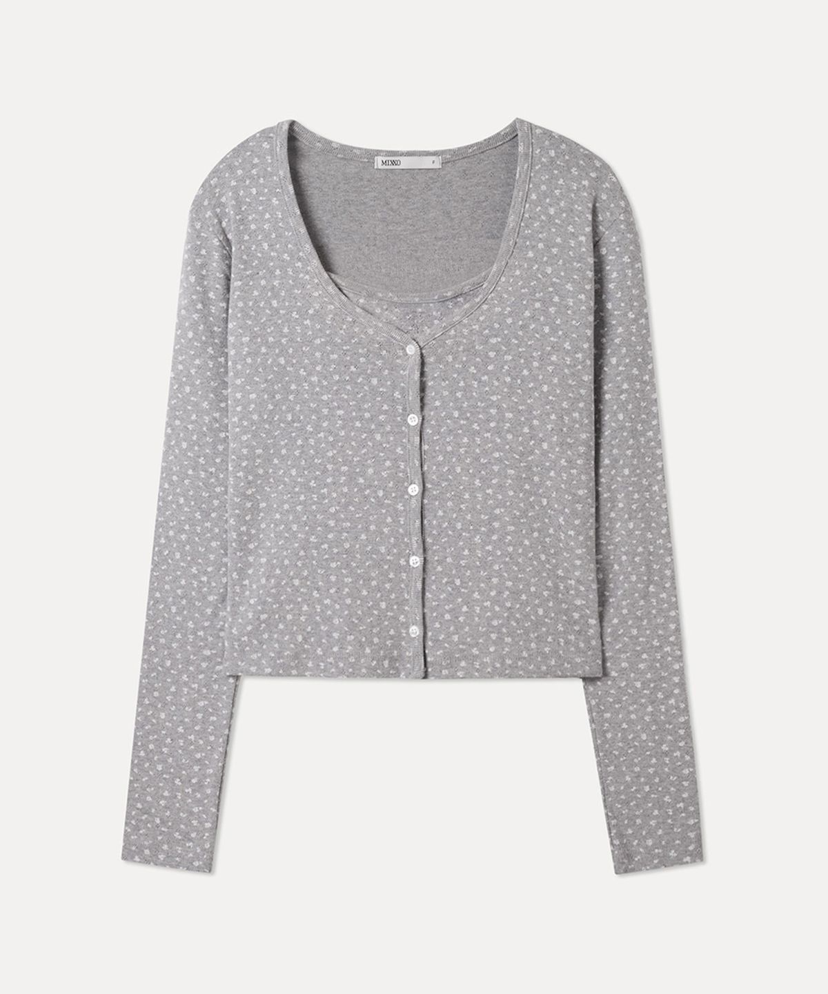 미쏘(MIXXO) [세트] 잔꽃 나시 가디건 셋업_MIWCMG42MS