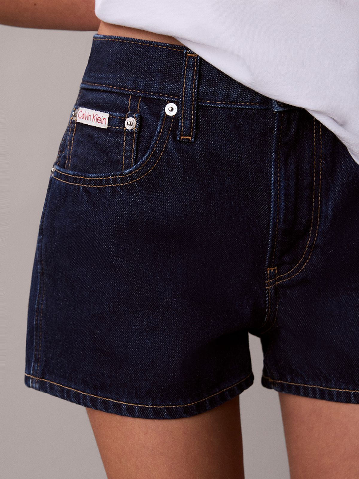 캘빈클라인 진(CALVIN KLEIN JEANS) 여성 미니 데님 쇼츠 47F768G GWI