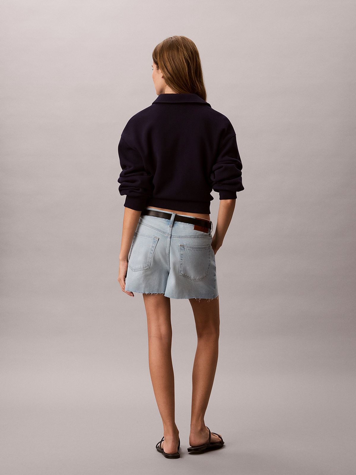캘빈클라인 진(CALVIN KLEIN JEANS) 여성 90s 데님 쇼츠 47G719G YLW
