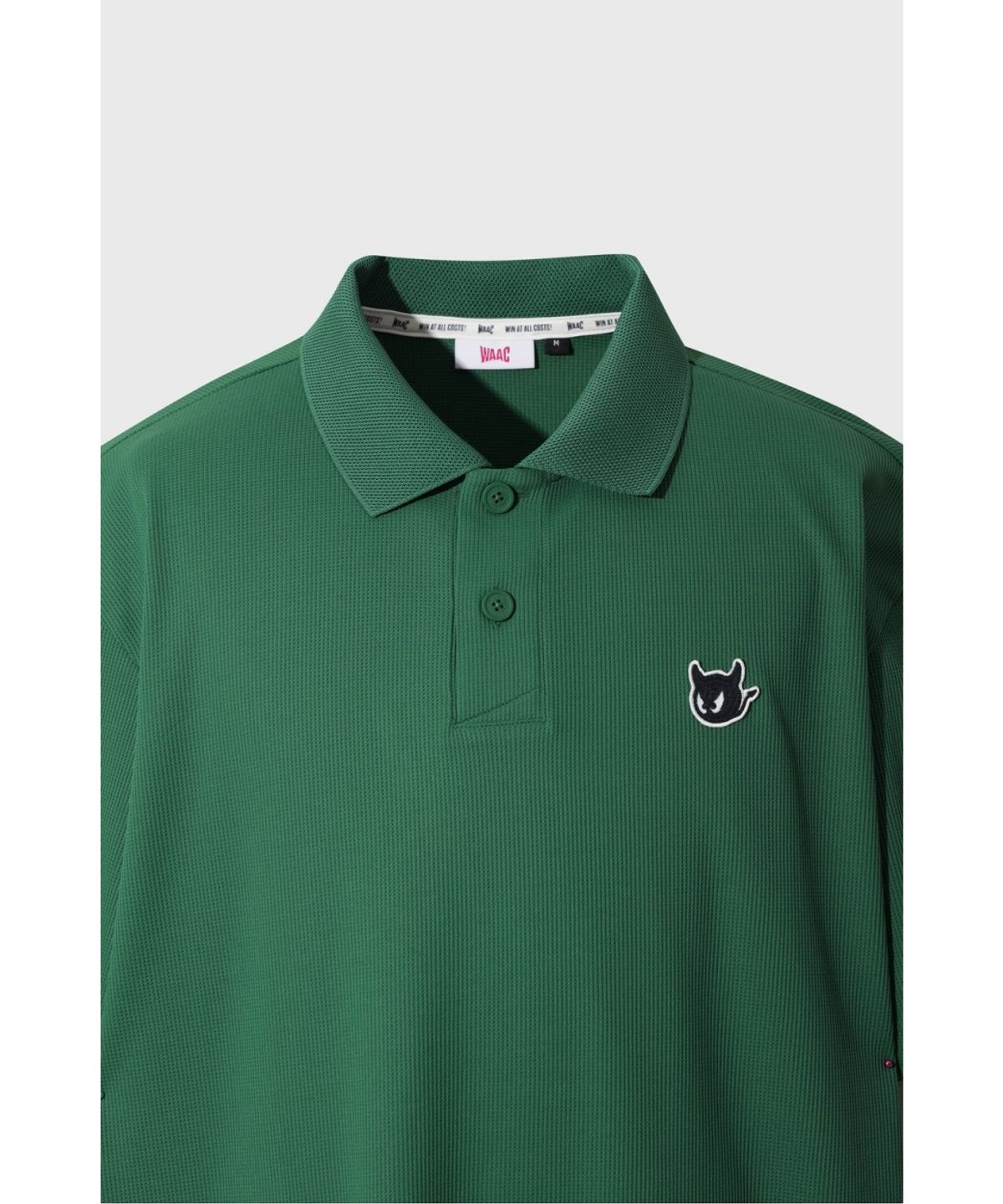 왁(WAAC) Men WACCKY Stitch Point Polo WMTCM26302GRD