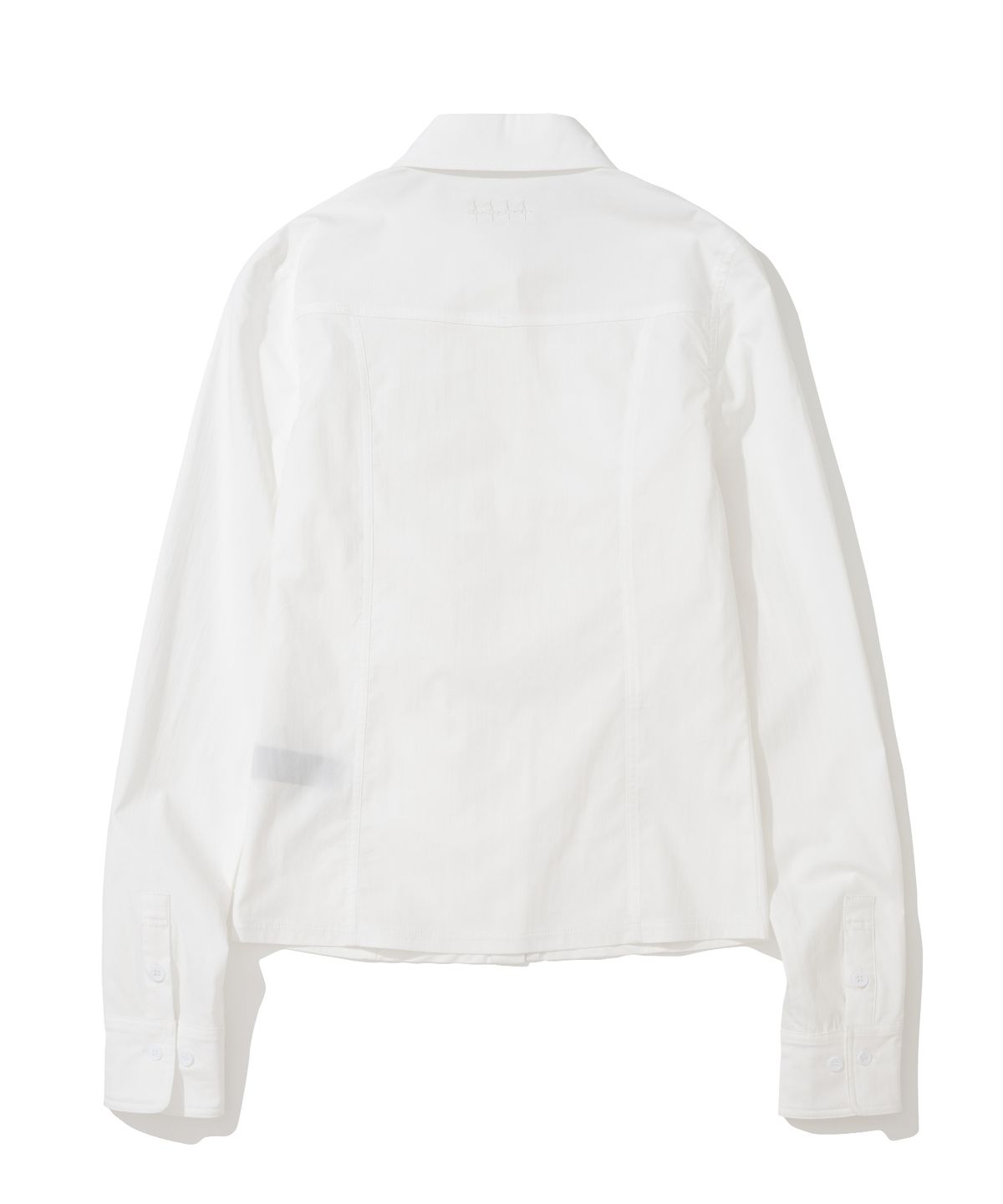 낫포너드(NOT4NERD) W Front Shirring Shirt - White