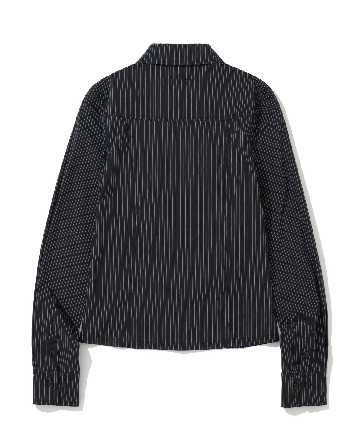 낫포너드(NOT4NERD) W Front Shirring Shirt - Black