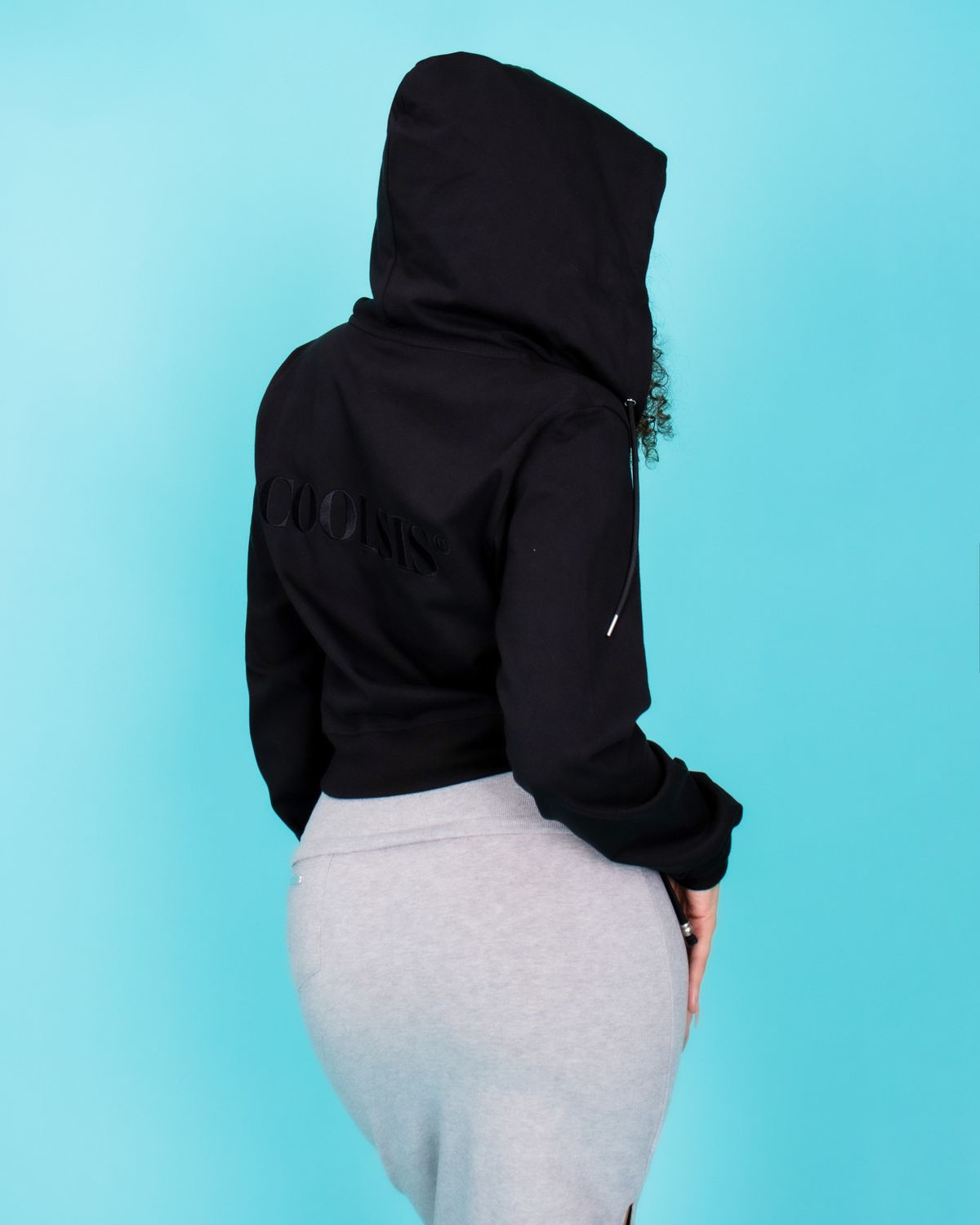 쿨시스(COOLSIS) CS SS BASIC HOODIE ZIP-021 (BLACK)