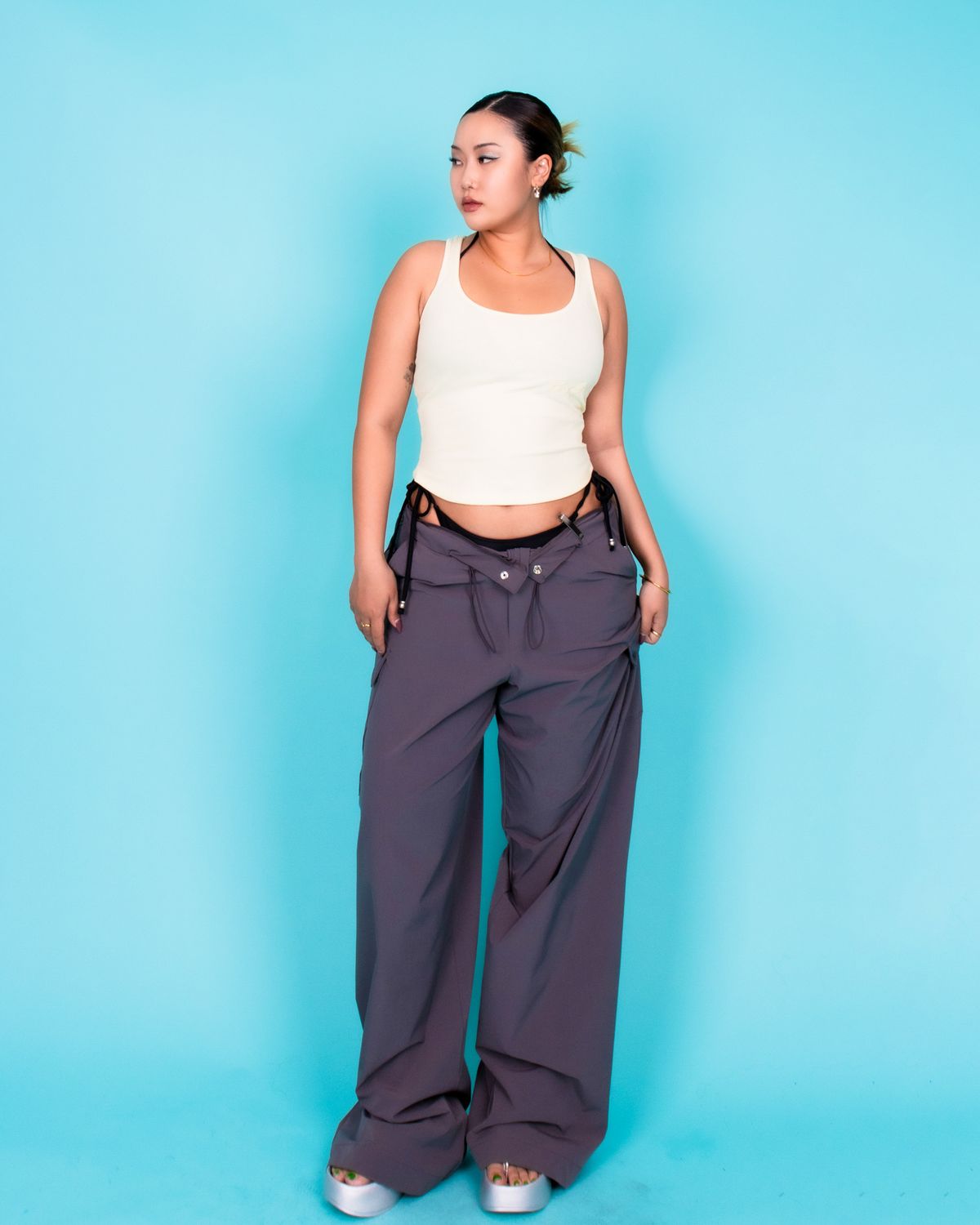 쿨시스(COOLSIS) CS SS PARACHUTE WIDE PT-035 (GRAY)
