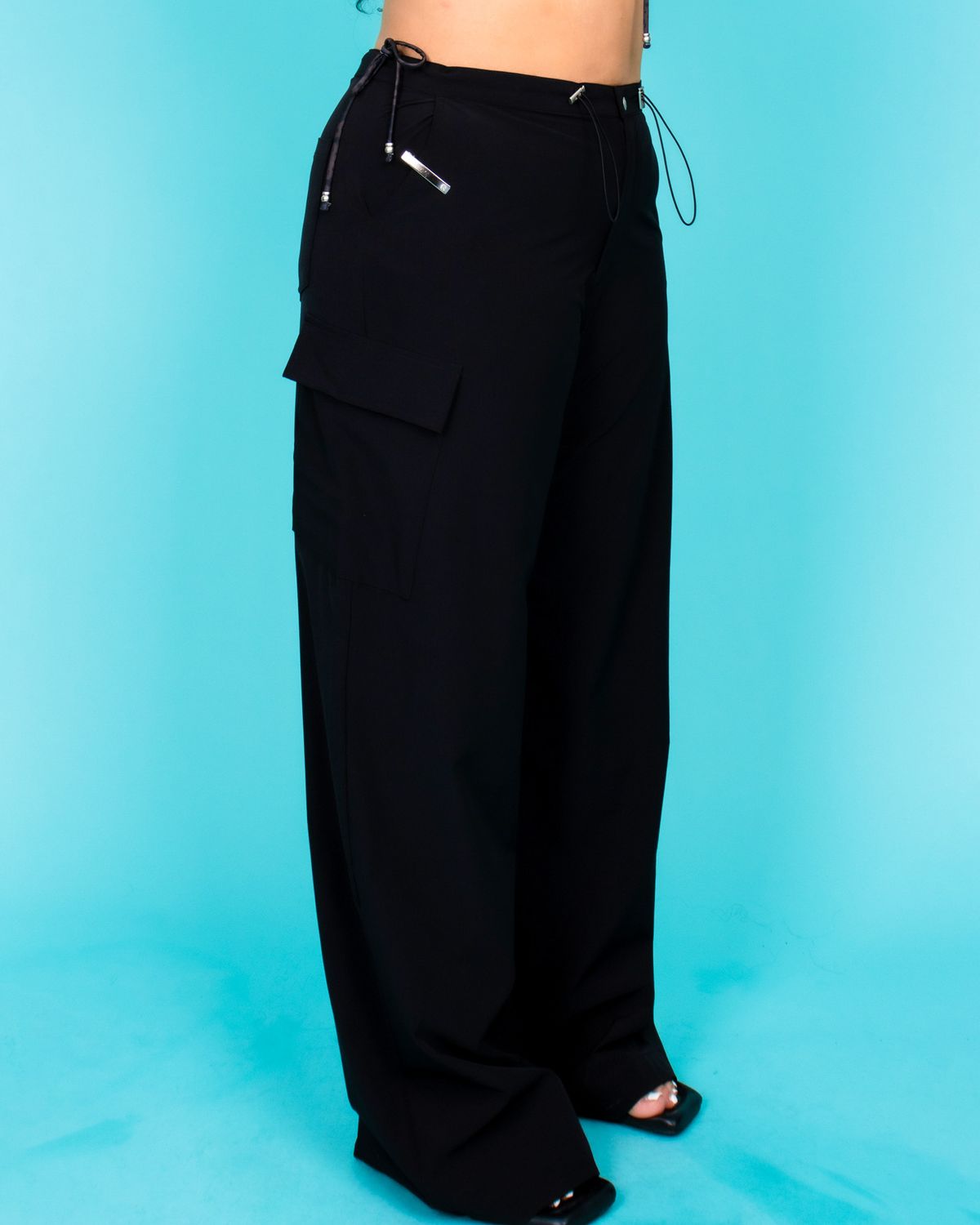 쿨시스(COOLSIS) CS SS PARACHUTE WIDE PT-035 (BLACK)