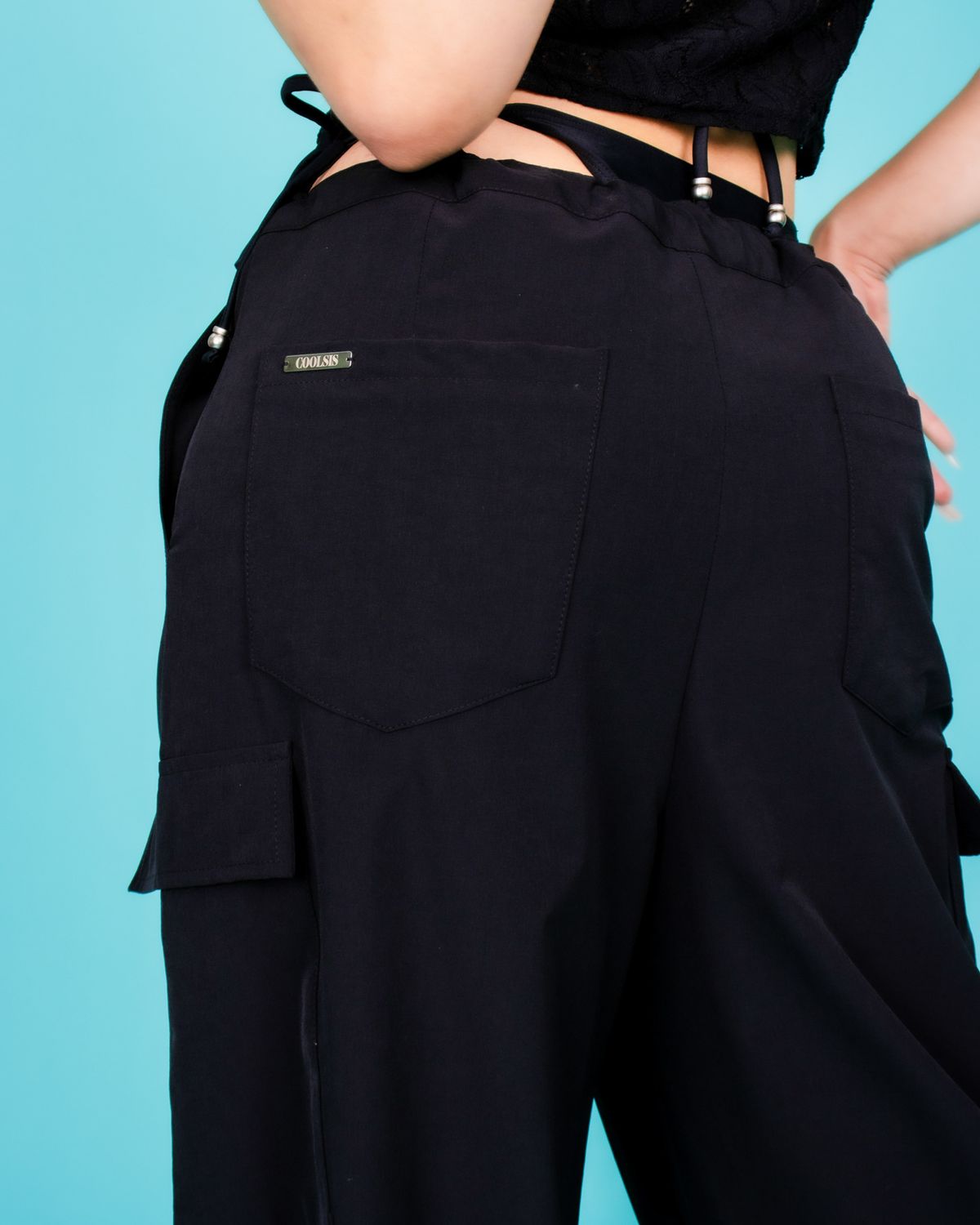 쿨시스(COOLSIS) CS SS PARACHUTE WIDE PT-035 (BLACK)