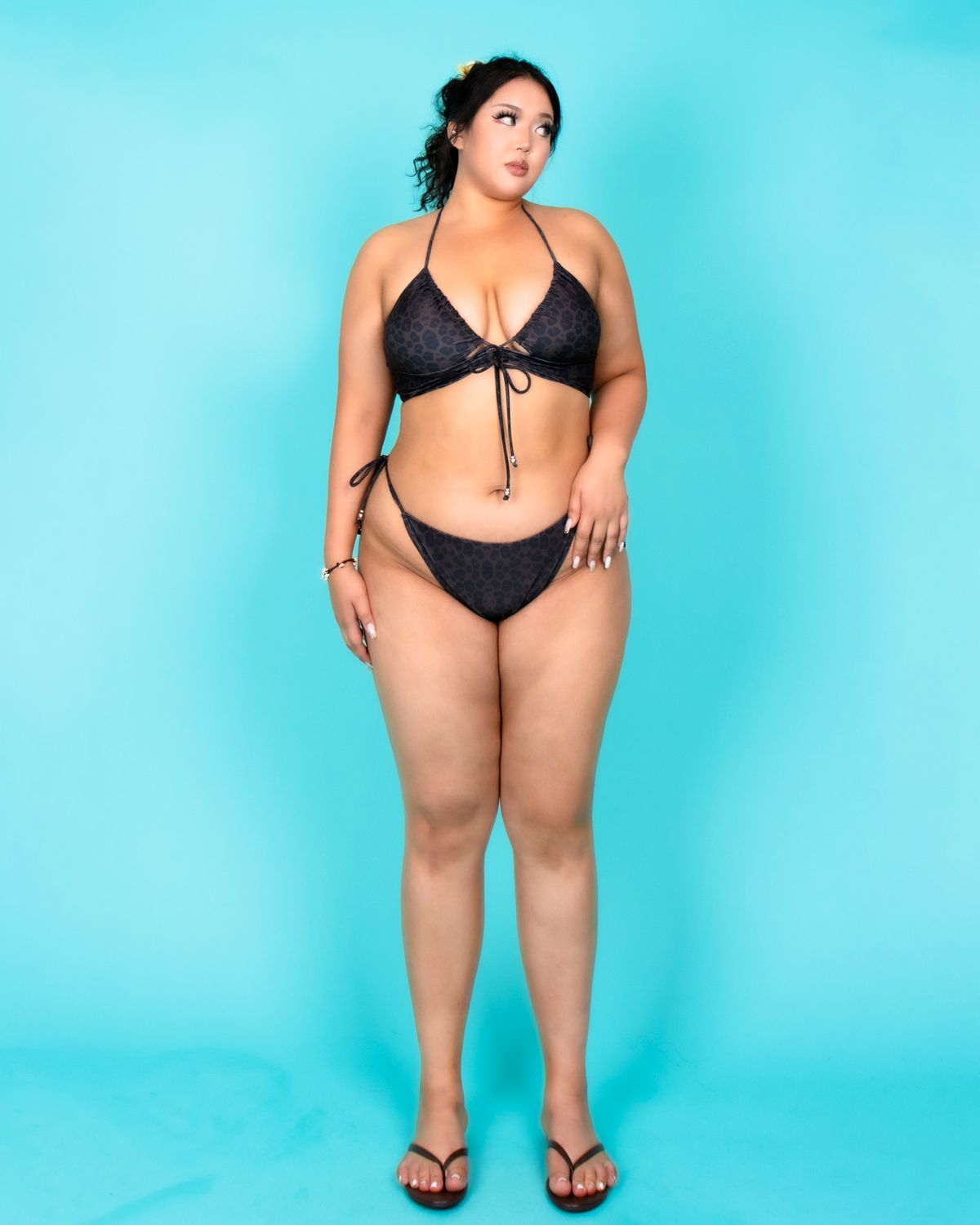 쿨시스(COOLSIS) CS BALL BIKINI BOTTOM-LEOPARD