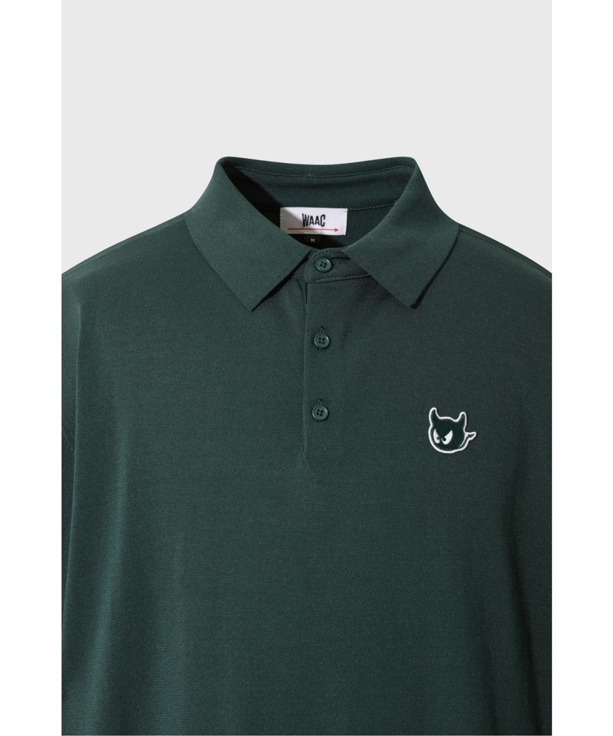 왁(WAAC) Men WAACKY Essential Knit Polo WMWAM26901GRD