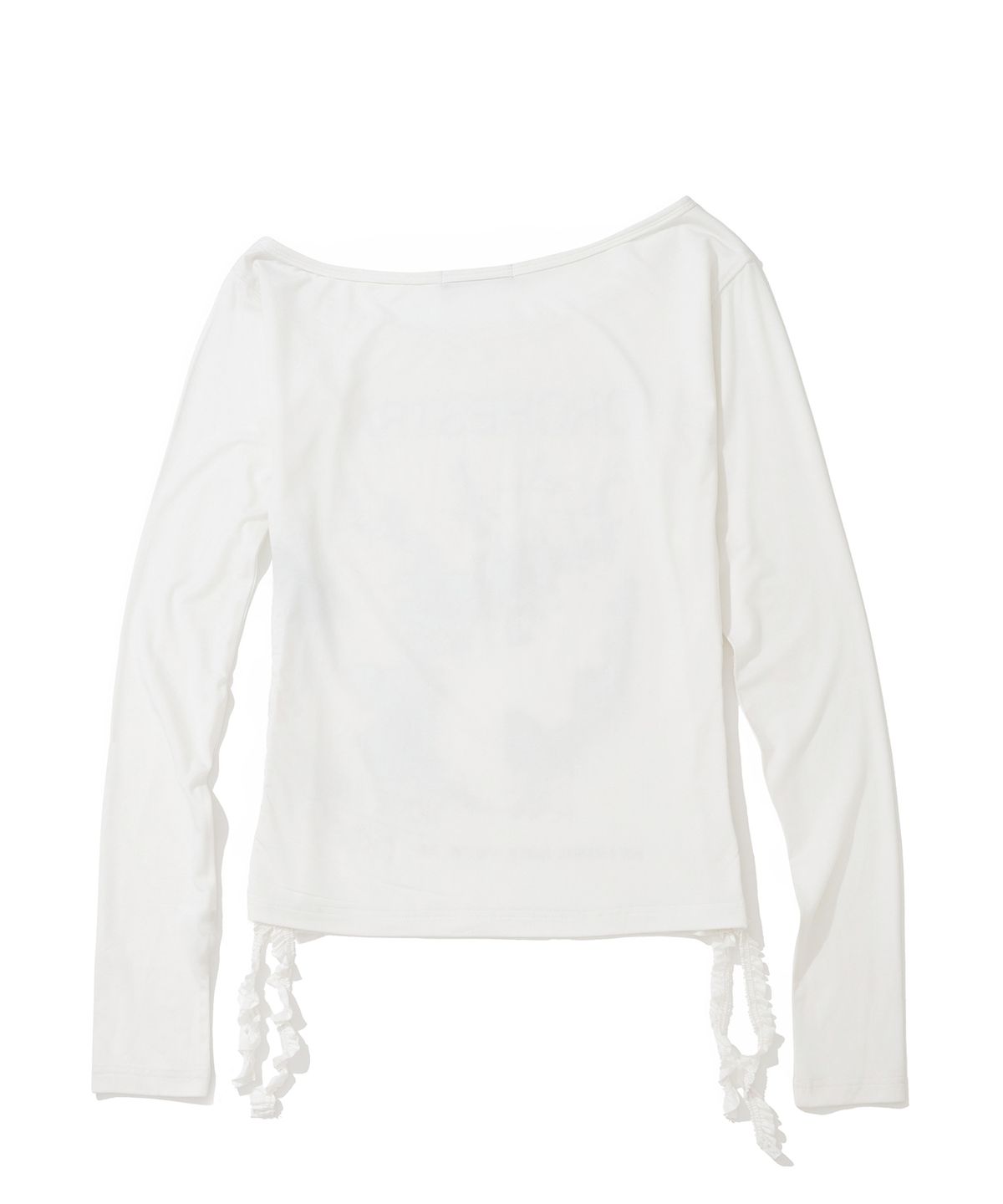 낫포너드(NOT4NERD) W Orchestra One Shoulder Long Sleeve - White