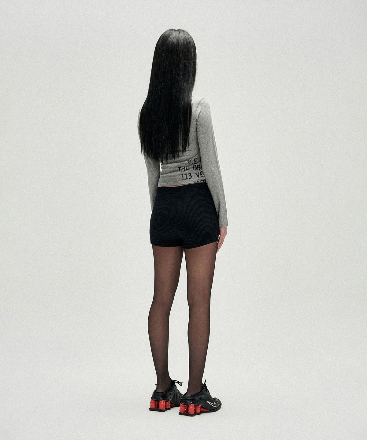 낫포너드(NOT4NERD) W Dream Trace Henley Neck Long Sleeve - Grey