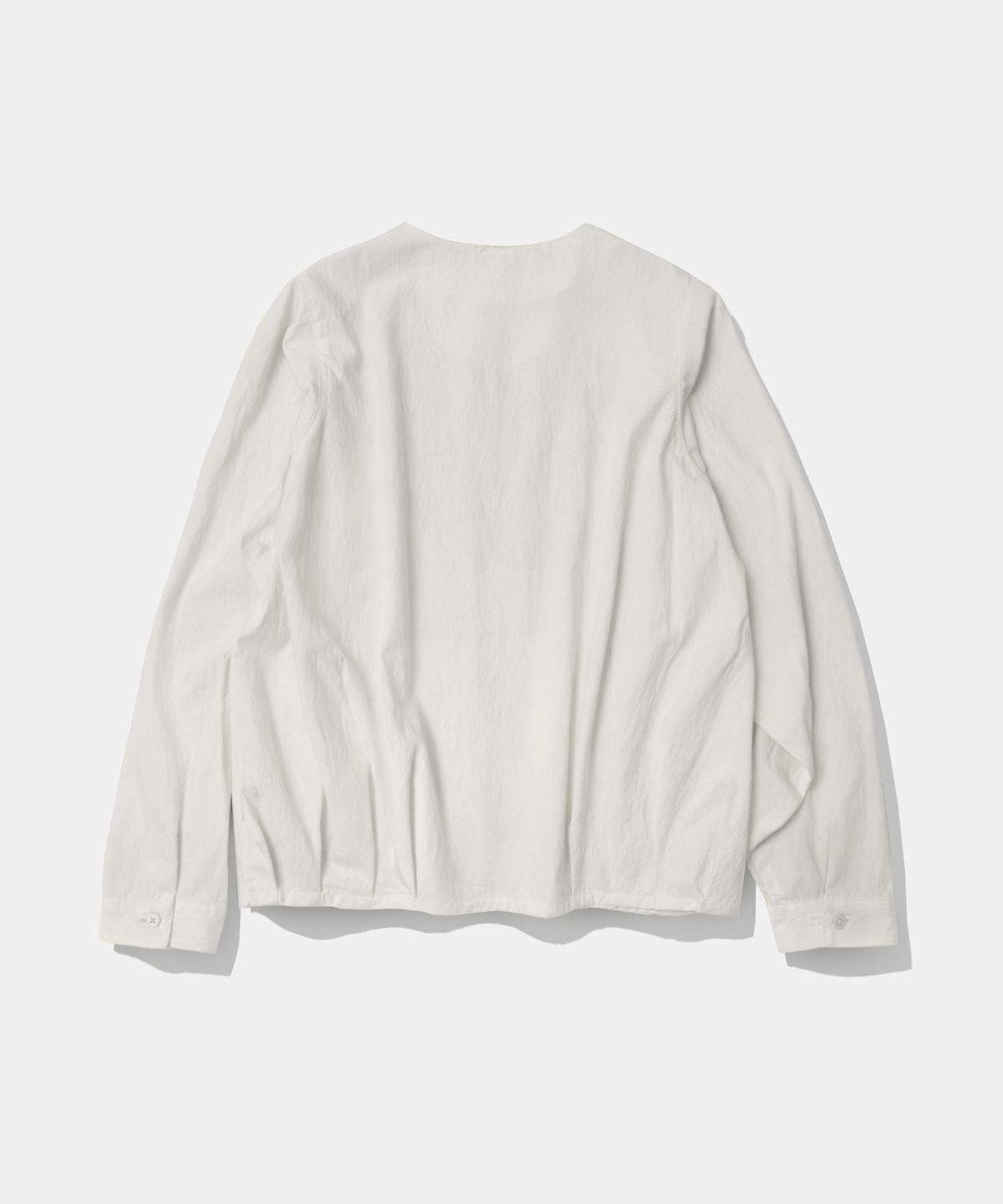 다이아몬드 레이라(DIAMOND LAYLA) Drift Collarless Blouse Shirt B01
