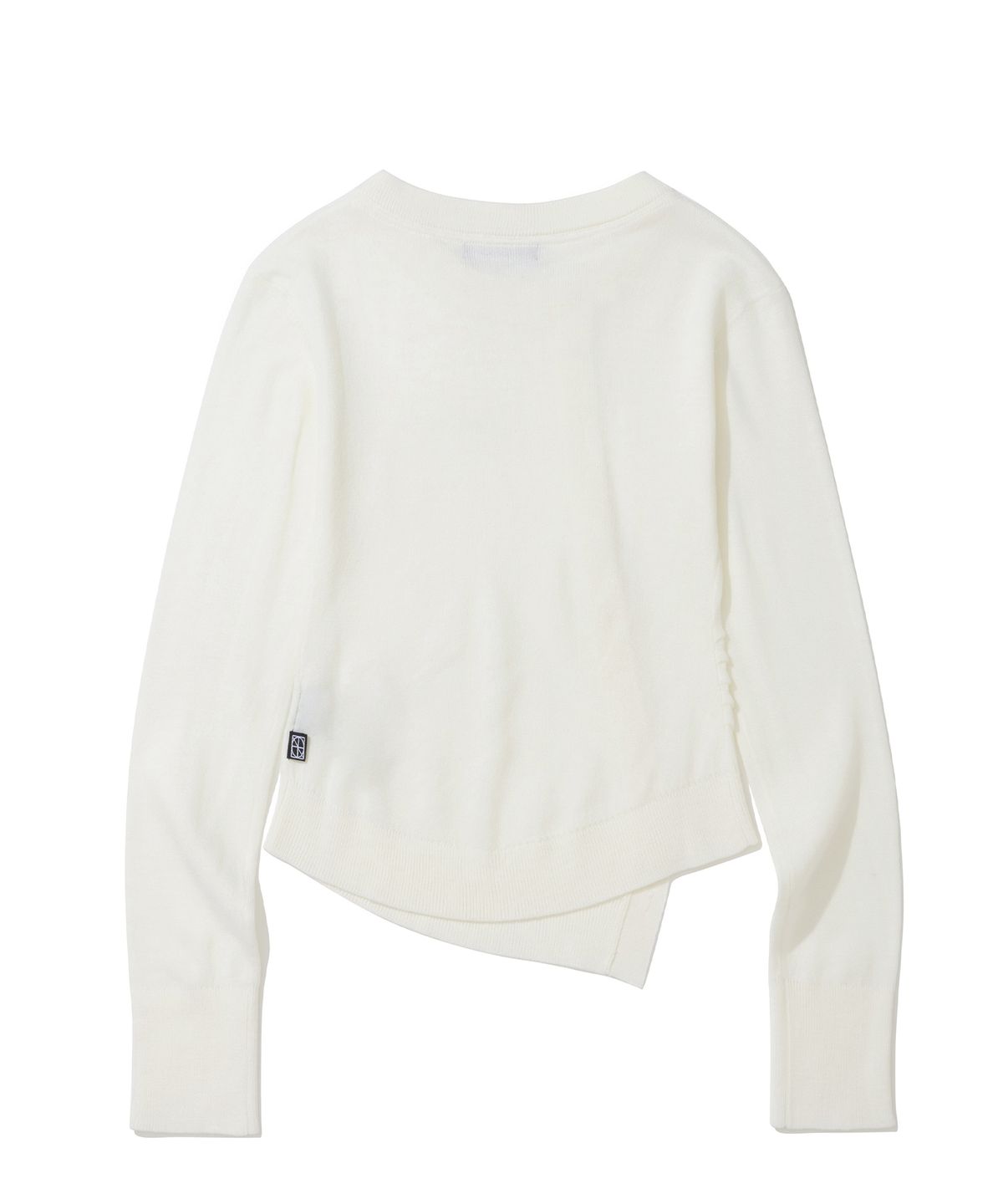 낫포너드(NOT4NERD) W Diagonal Button Knit Cardigan - Ivory