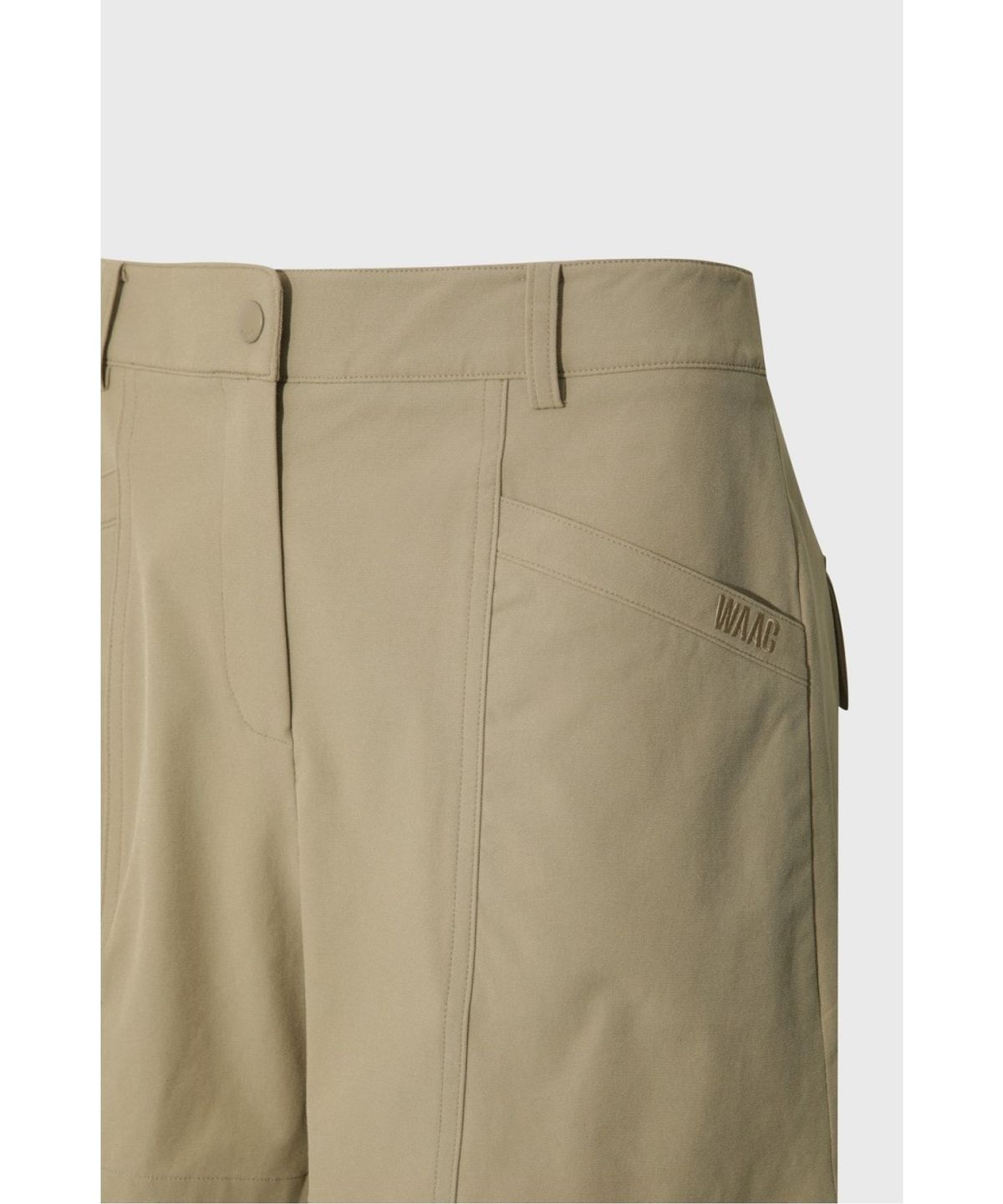 왁(WAAC) Women Basic half pants WWPNM26201BEX