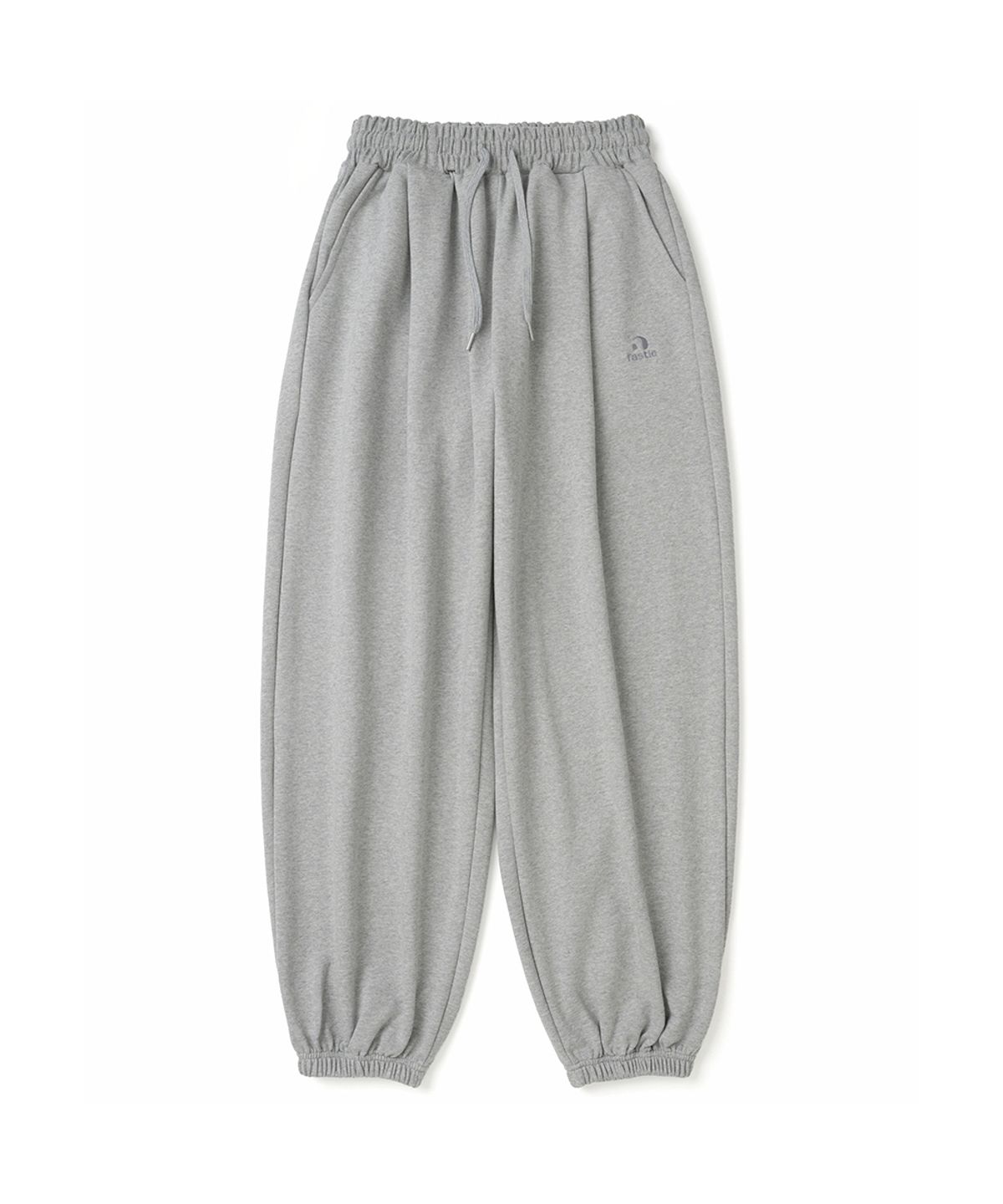 패슬(FASTLE) F Patch Sweat Pants Grey