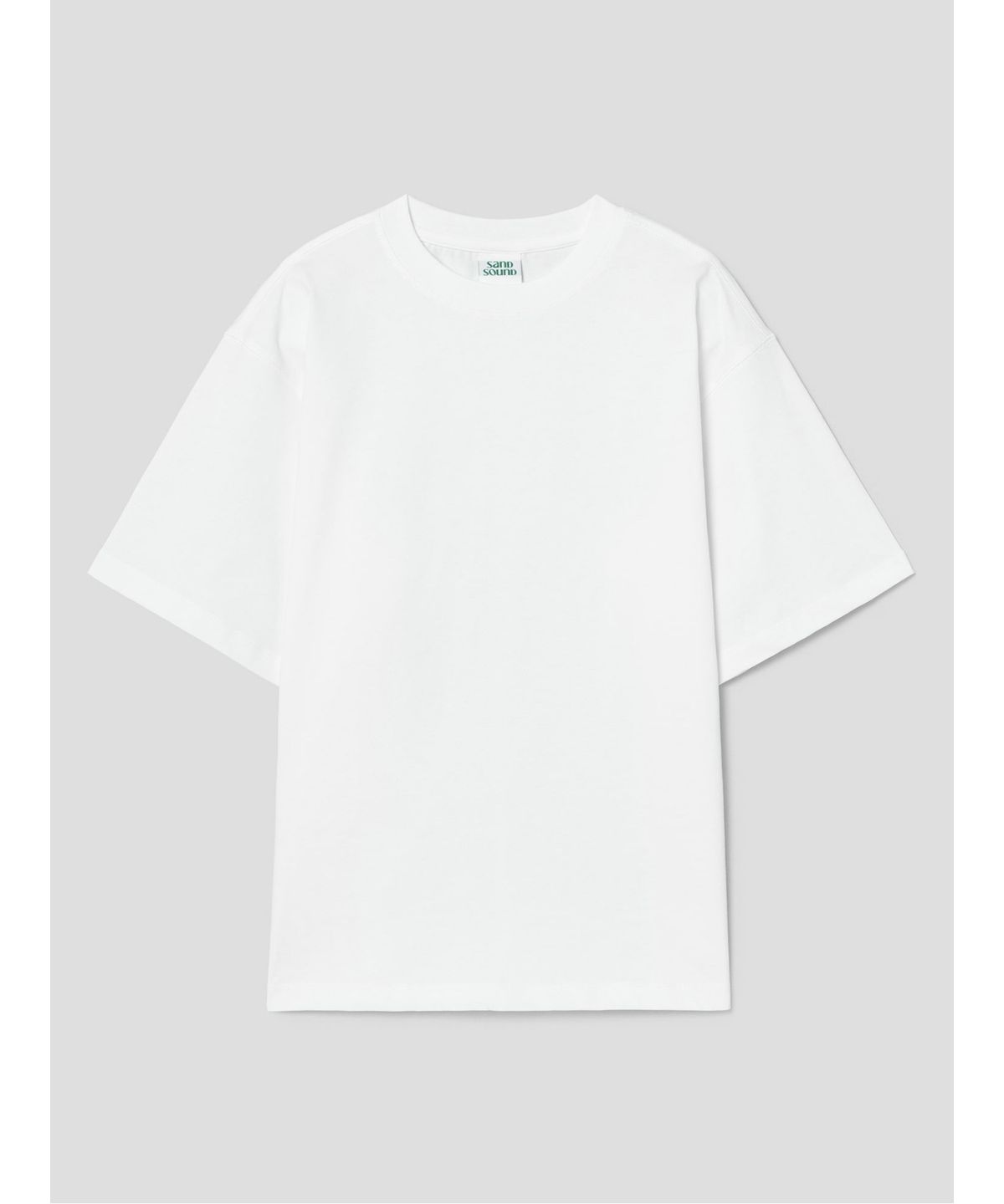샌드 사운드(SAND SOUND) (UNISEX) EVERYONE 반소매 티셔츠  화이트