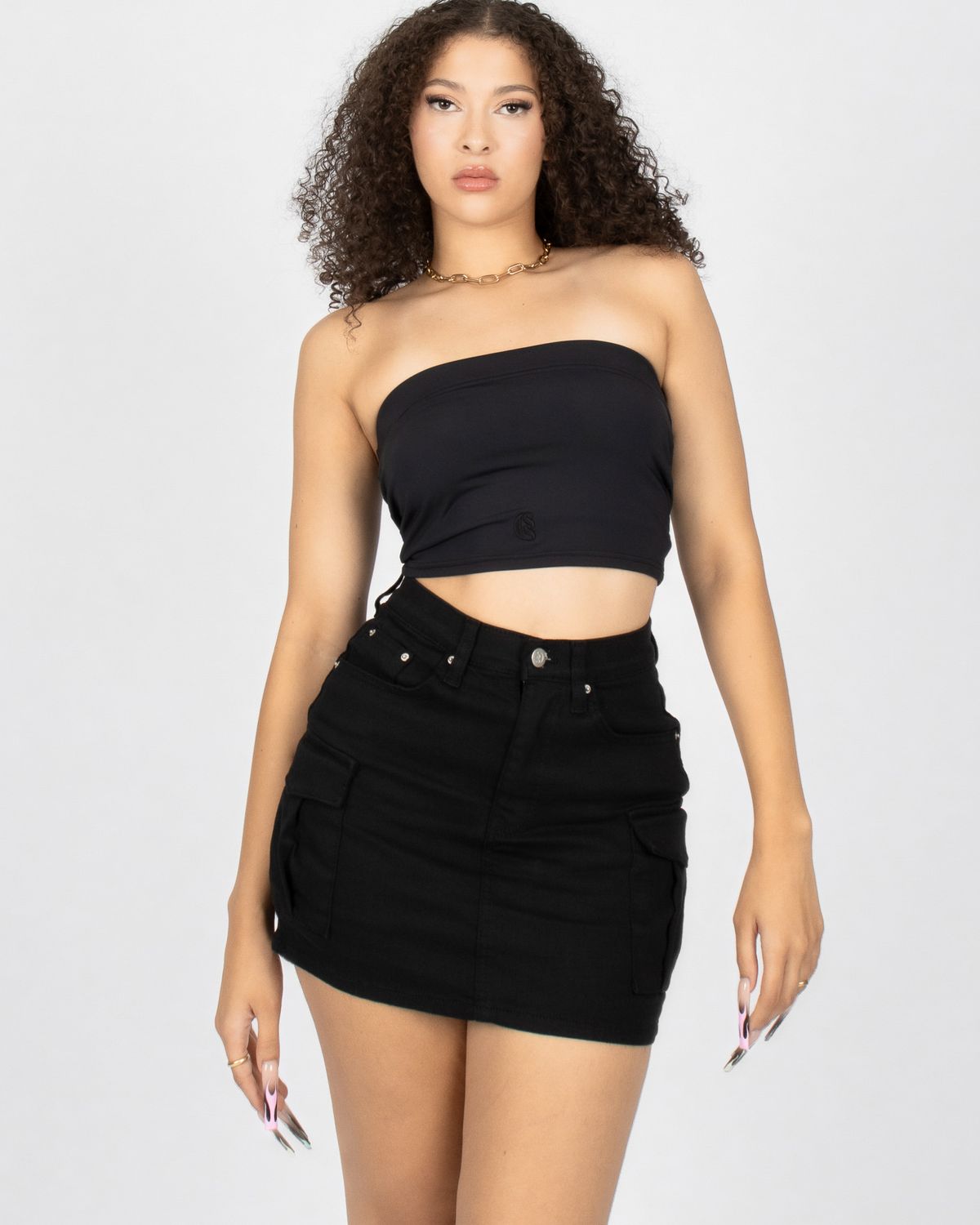 쿨시스(COOLSIS) CS CARGO PANTS&SKIRTS-035 (BLACK)