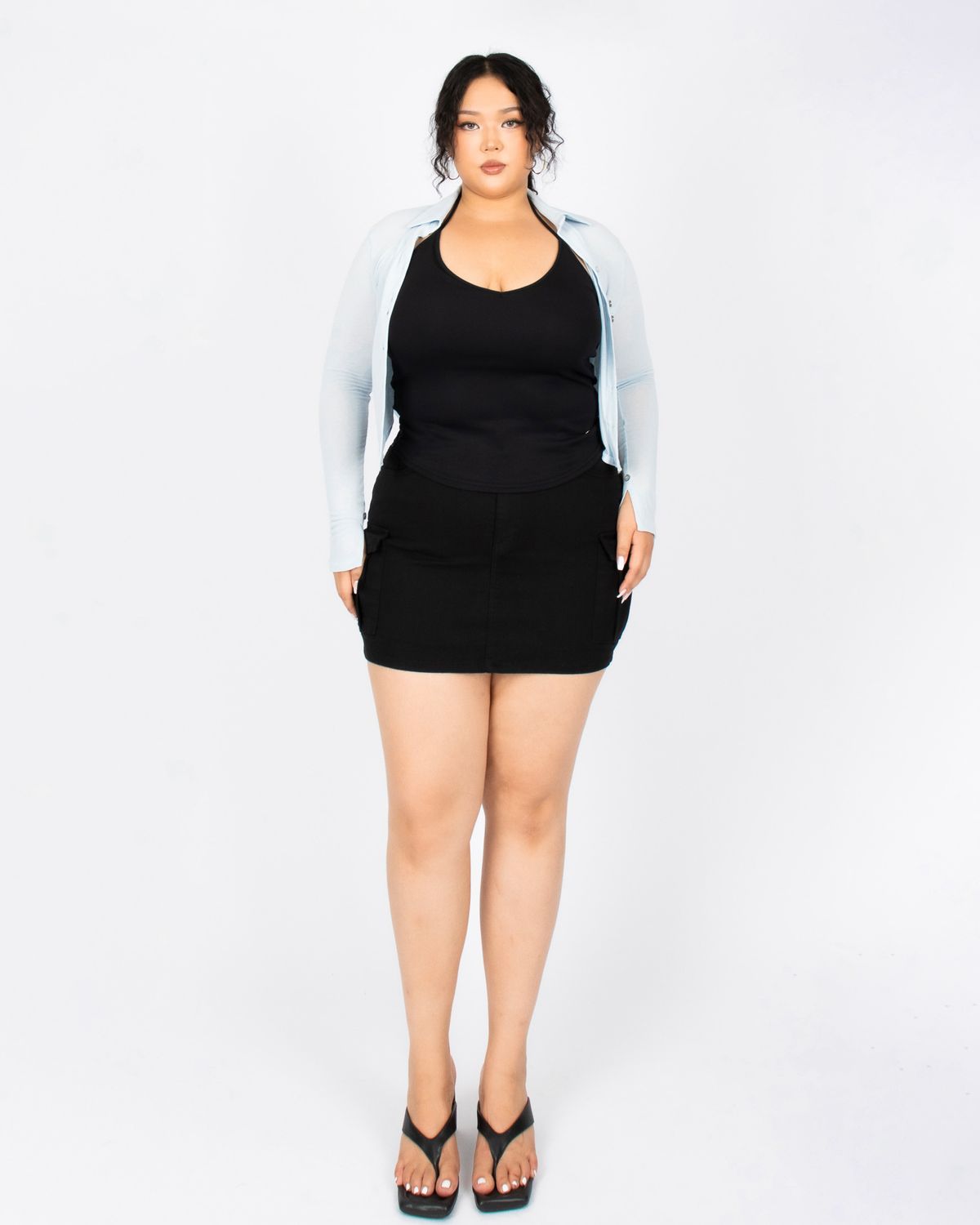 쿨시스(COOLSIS) CS CARGO PANTS&SKIRTS-035 (BLACK)