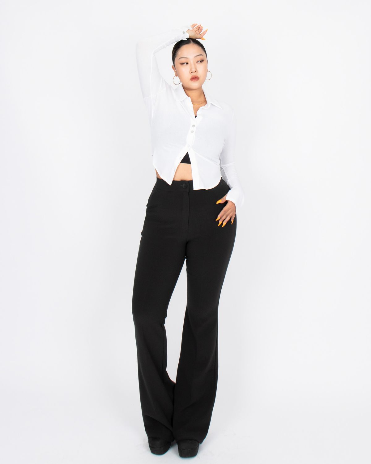 쿨시스(COOLSIS) CS LIPS BUTTON SS SHIRTS-024 (WHITE)