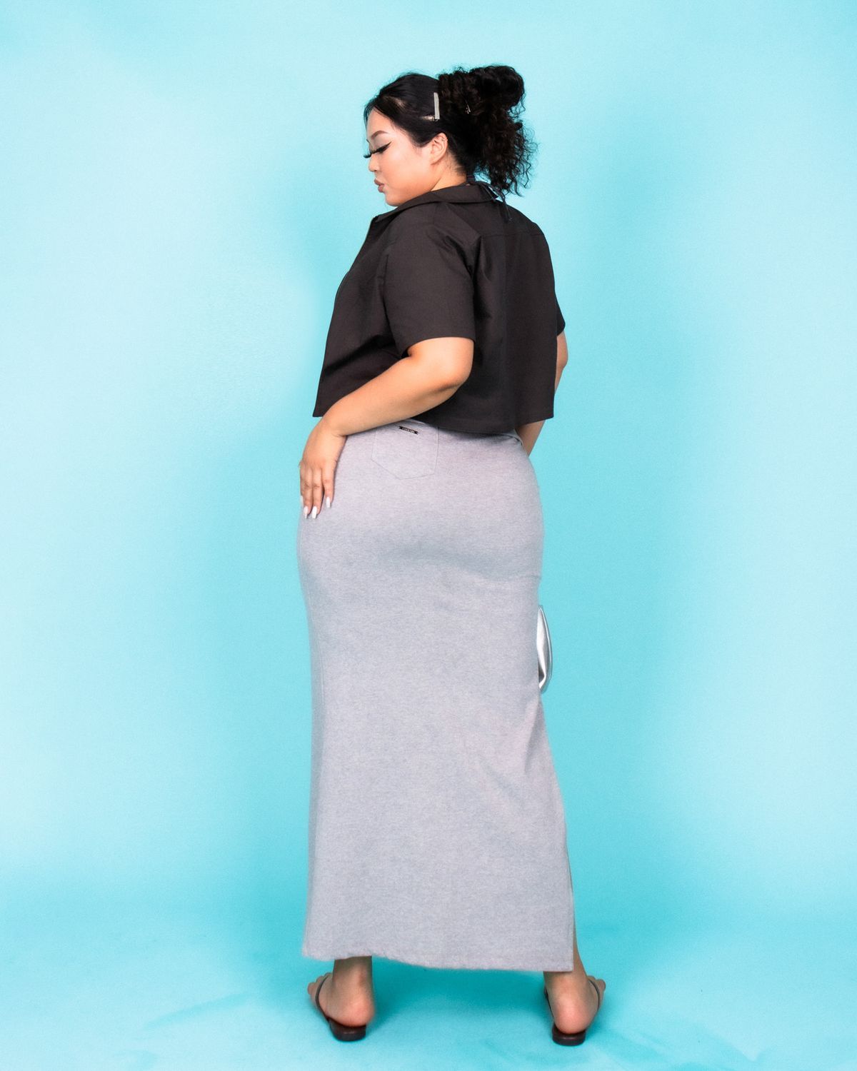 쿨시스(COOLSIS) CS COOLBEACH LONG SKIRTS-033 (GRAY)